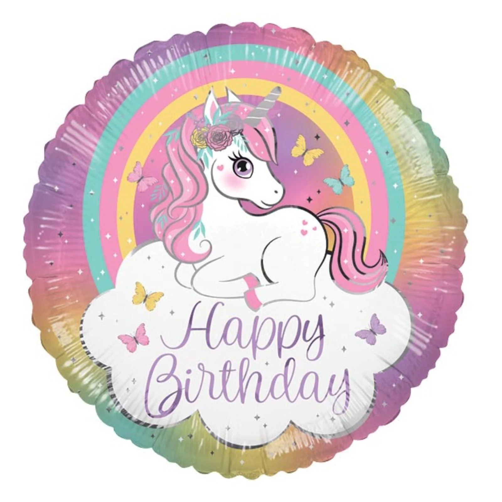 17" Magical Unicorn Foil Birthday Balloon