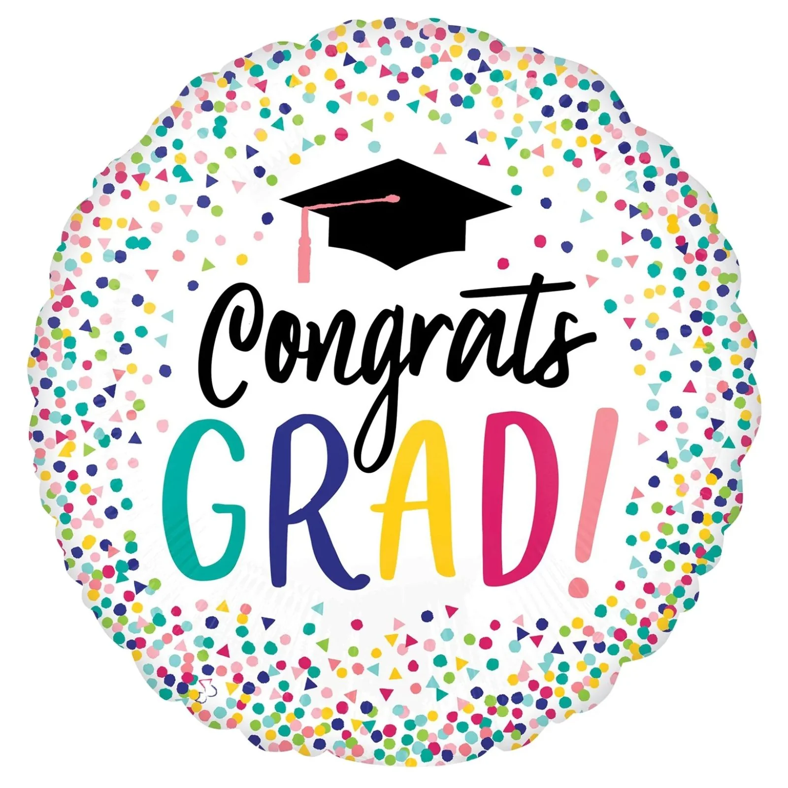18" Confetti Congrats Grad Foil Balloon