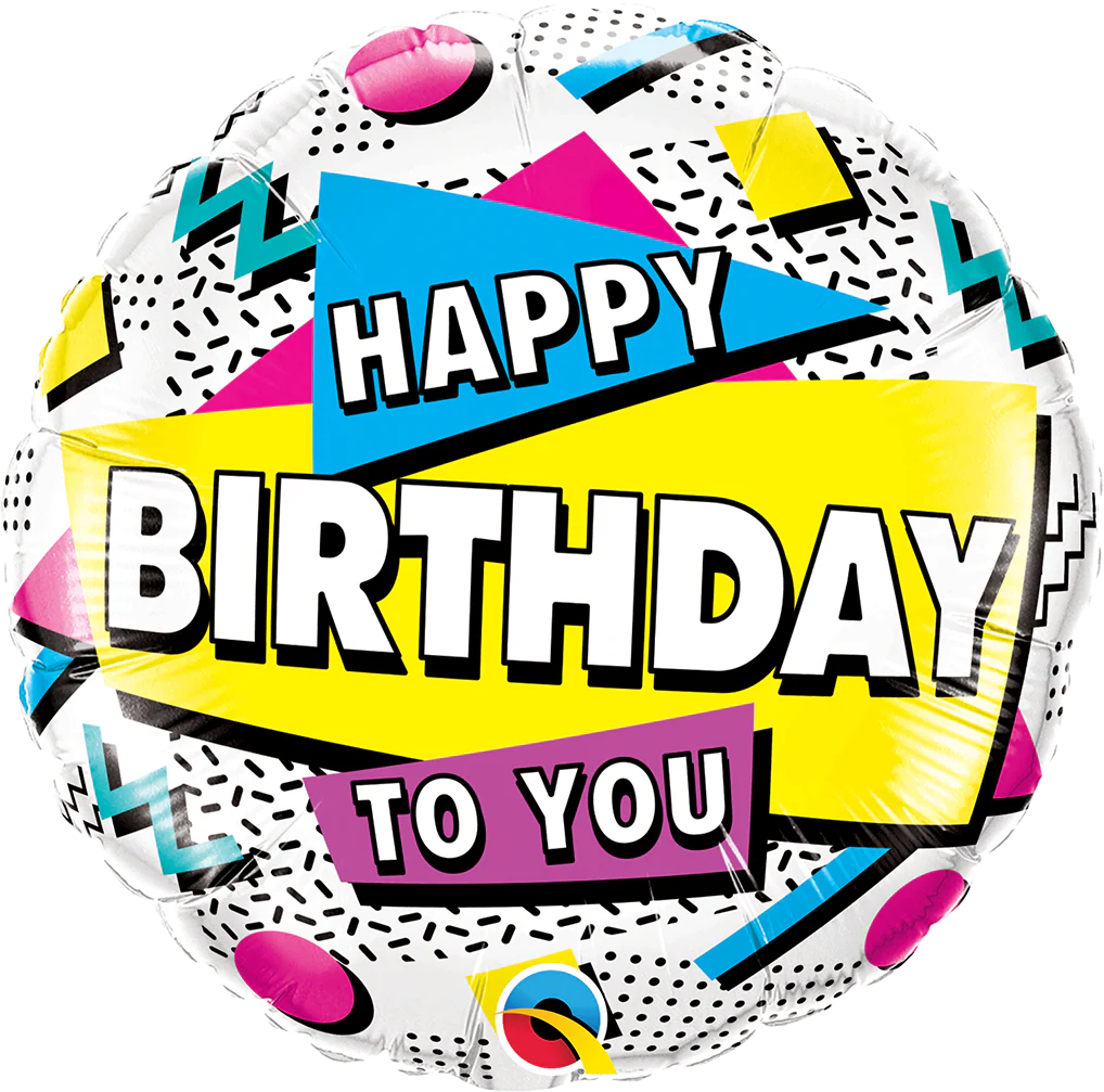 18" Happy Birthday to You Balloon
