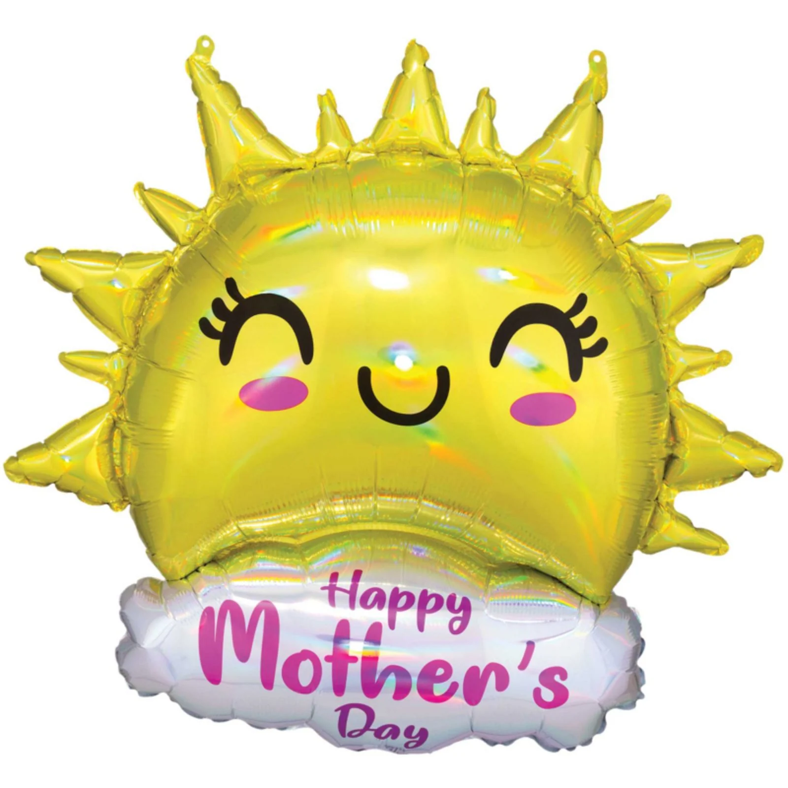 29" Happy Mother's Day Sun Holographic Foil Balloon