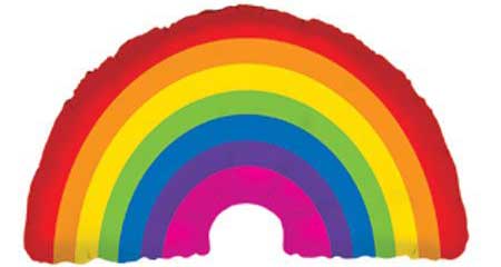 36" Rainbow Balloon