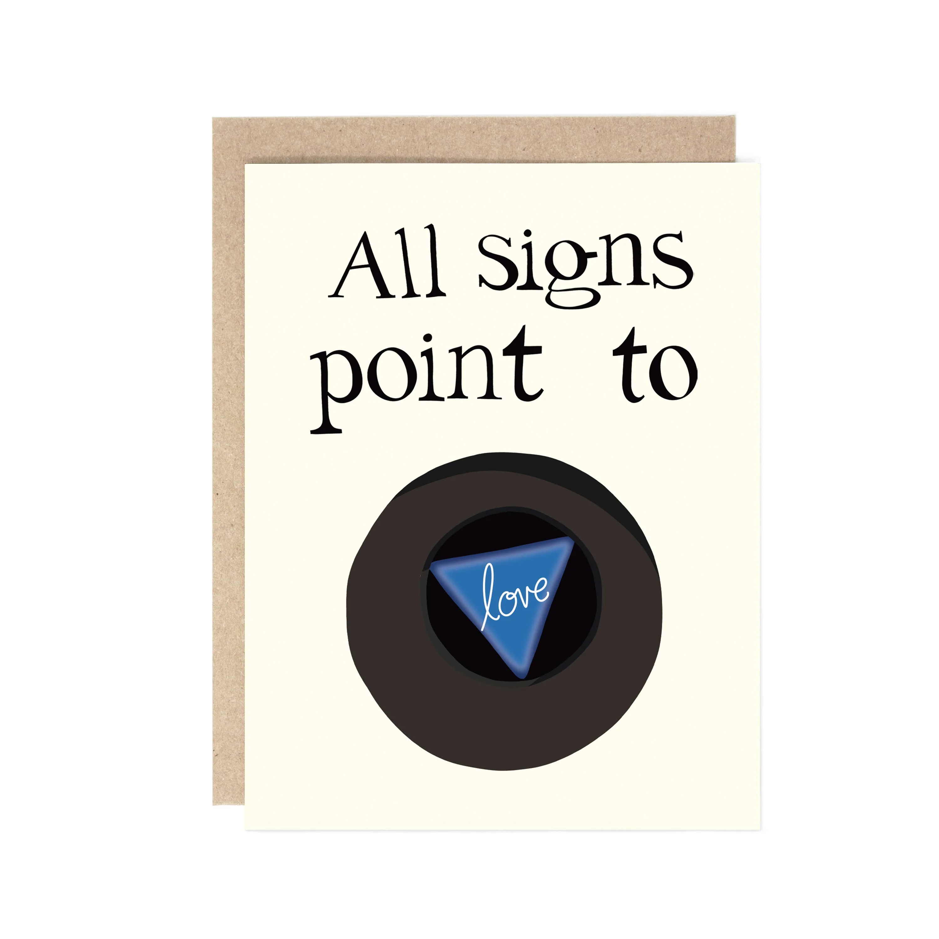 Magic 8-Ball Love/Anniversary Card
