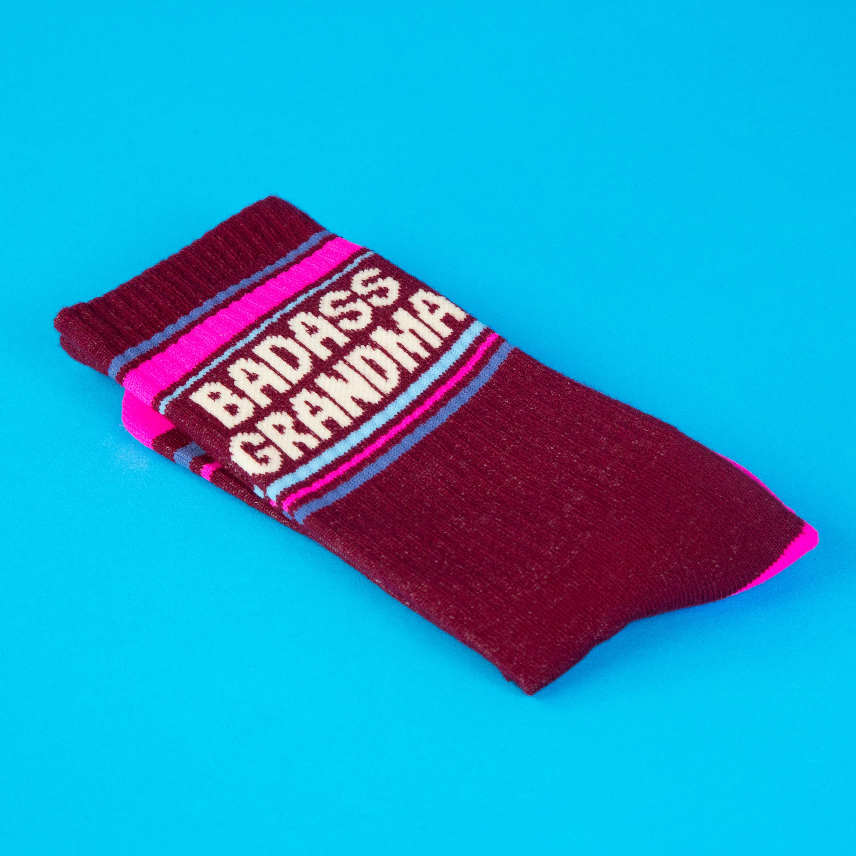 Gumball Poodle Gym Socks 'Badass Grandma' - Image 6