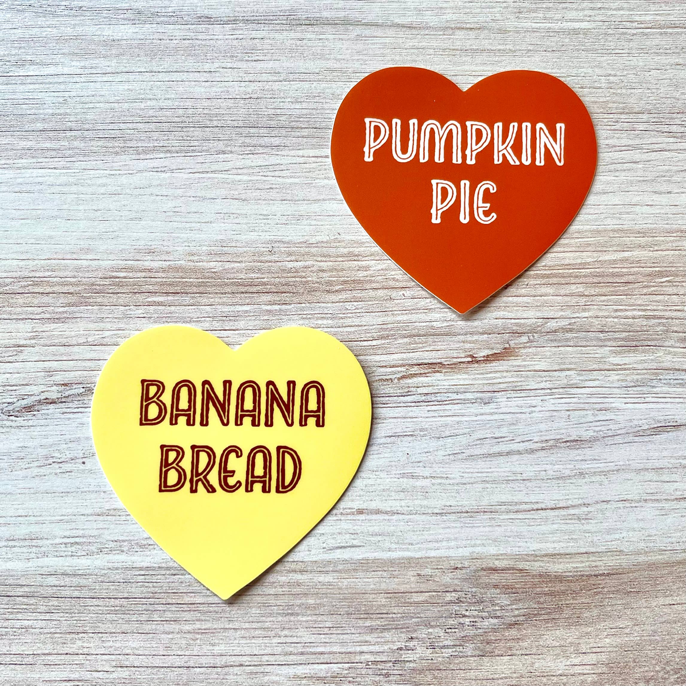 Heart Shaped Sticker - 'Banana Bread' - Image 3