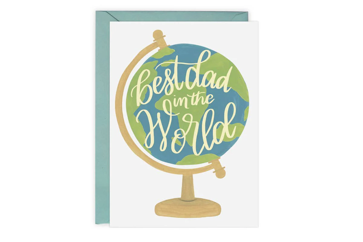 Best Dad in the World Father's Day Card