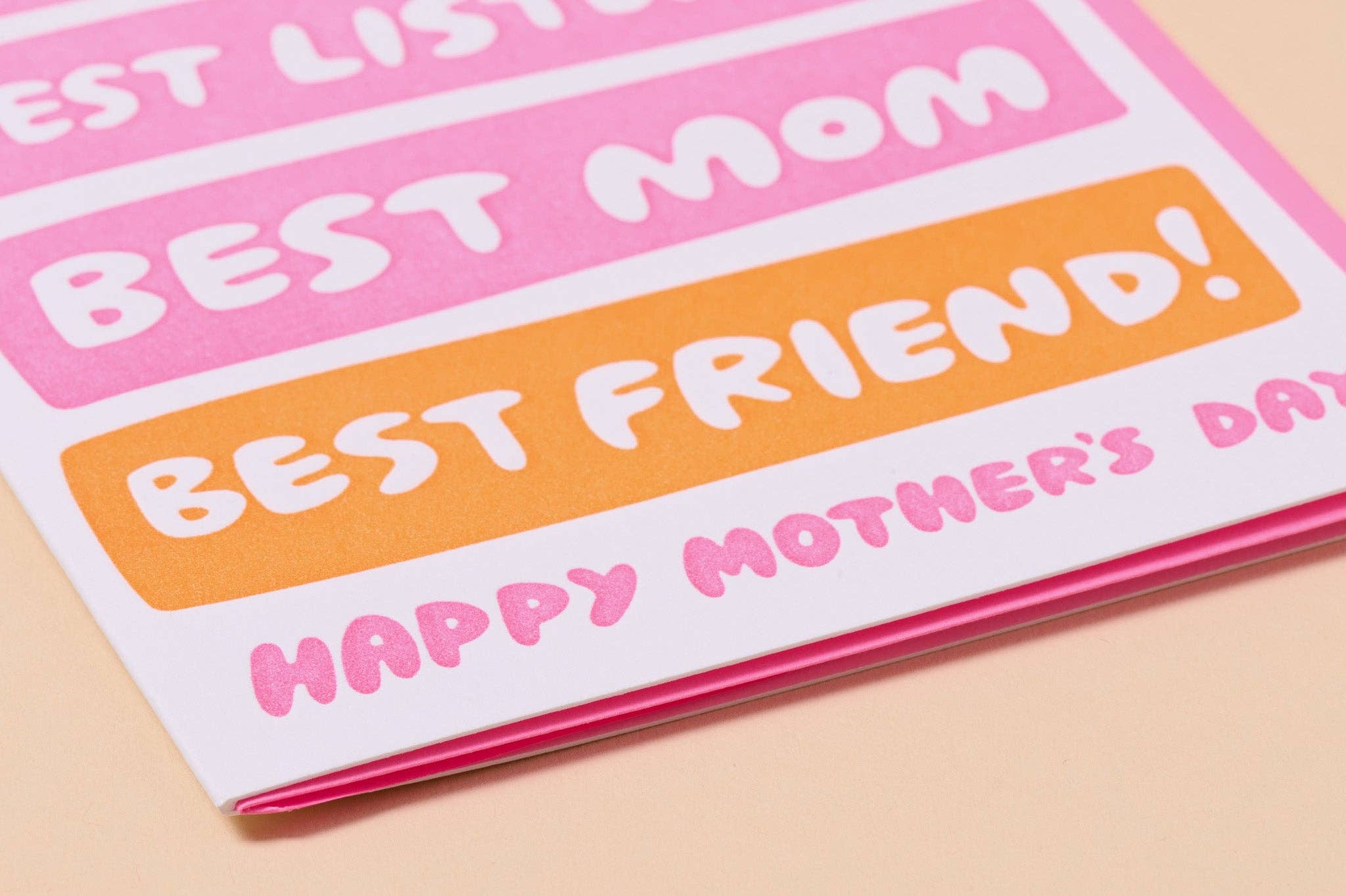 Mother's Day Card - Best Hugger/Listener/Mom/Friend - Image 2