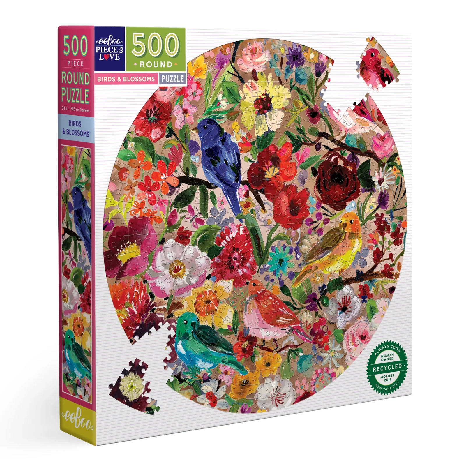 Birds and Blossoms Puzzle - 500 Pieces