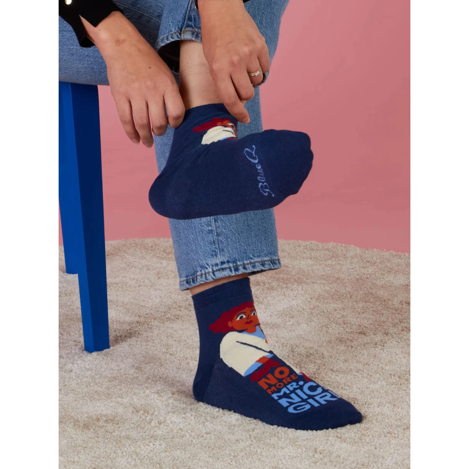 Blue Q Ankle Socks 'No More Mr. Nice Girl' - Image 3