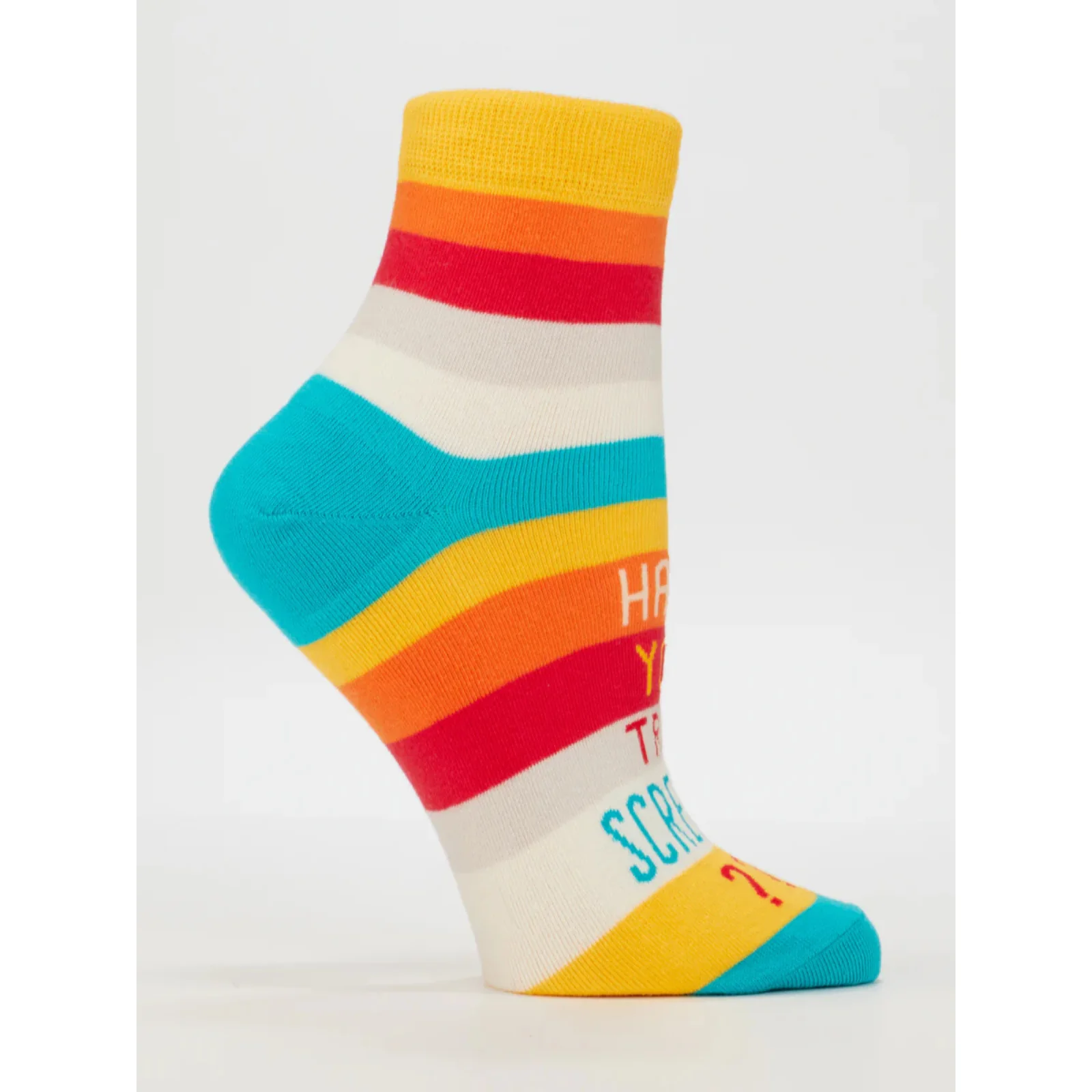 Blue Q Women's Ankle Socks 'Have You Tried Screaming?' - Image 2