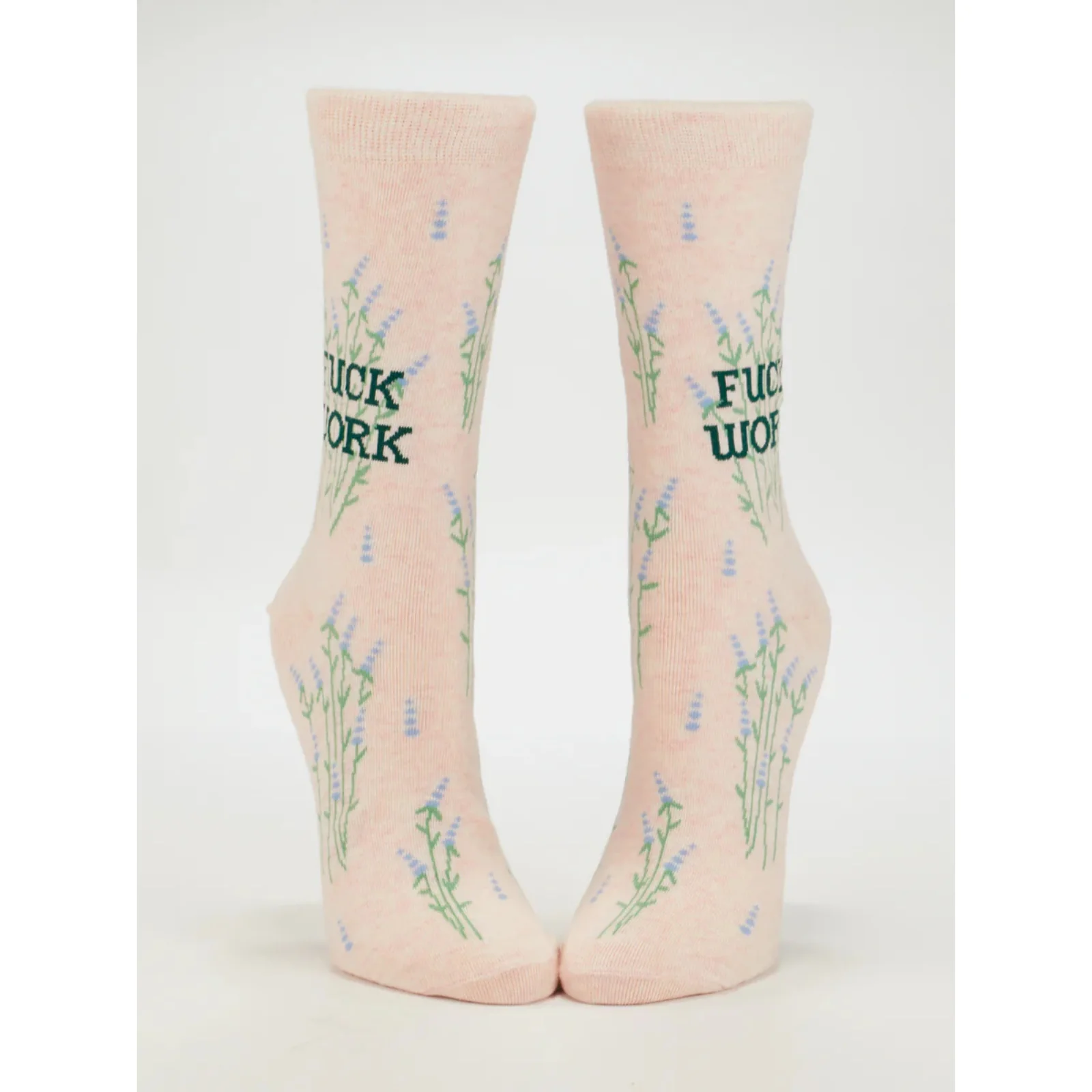 Blue Q Crew Socks Fuck Work - Image 2
