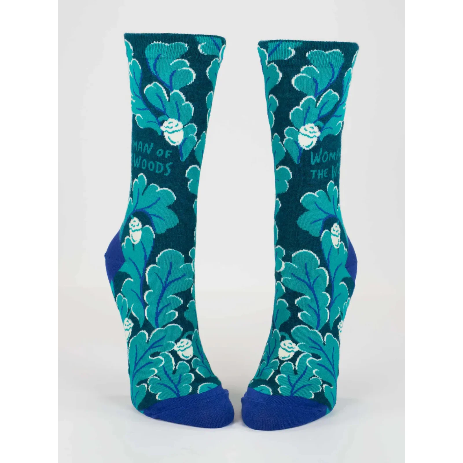 Blue Q Crew Women's Socks 'Woman of the Woods' - Image 2