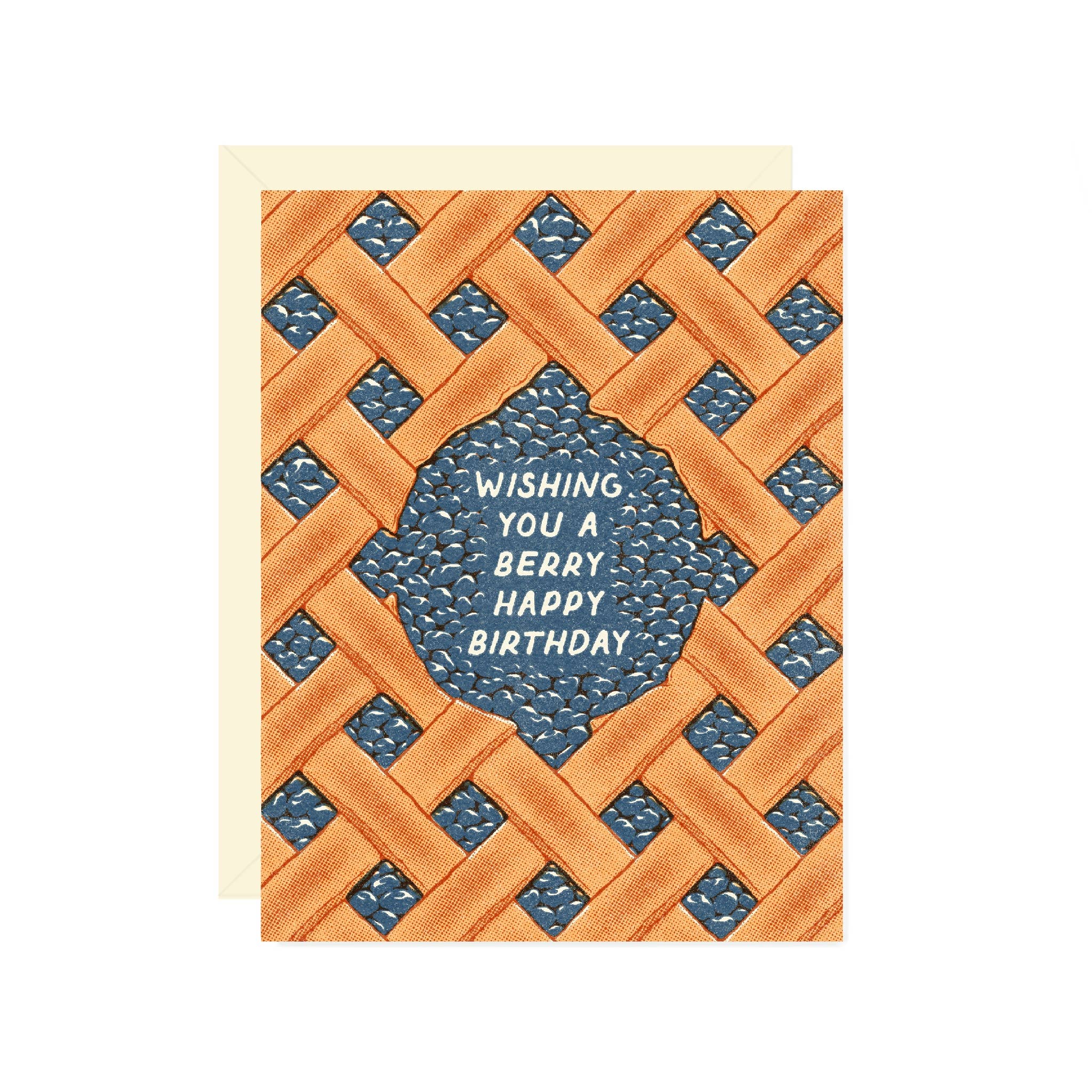 Blueberry Pie Birthday Card