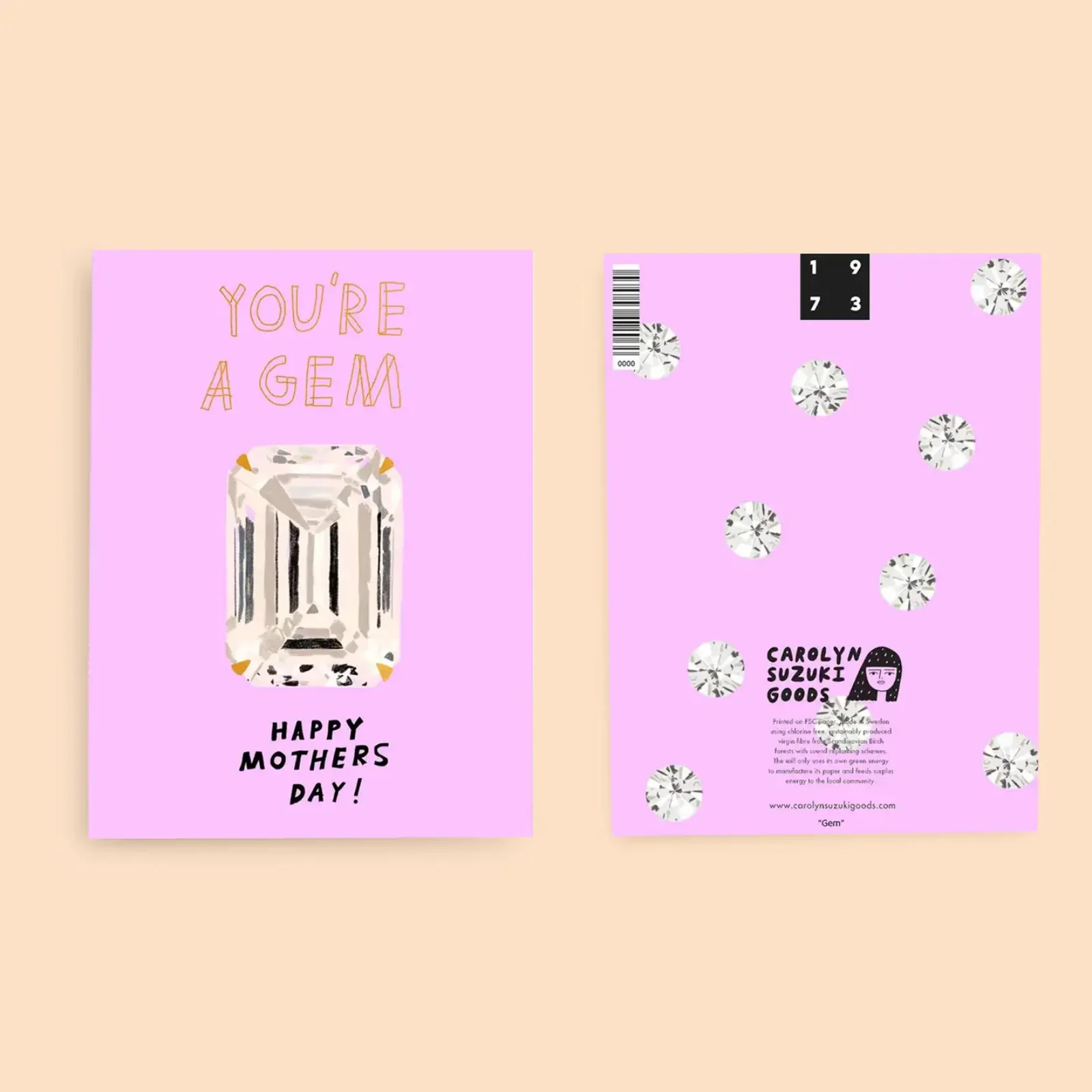 Carolyn Suzuki Mother's Day Card - Gem - Image 2