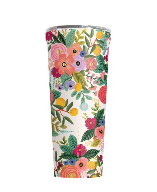 Corkcicle x Rifle Paper 24oz Tumbler - Garden Party Cream