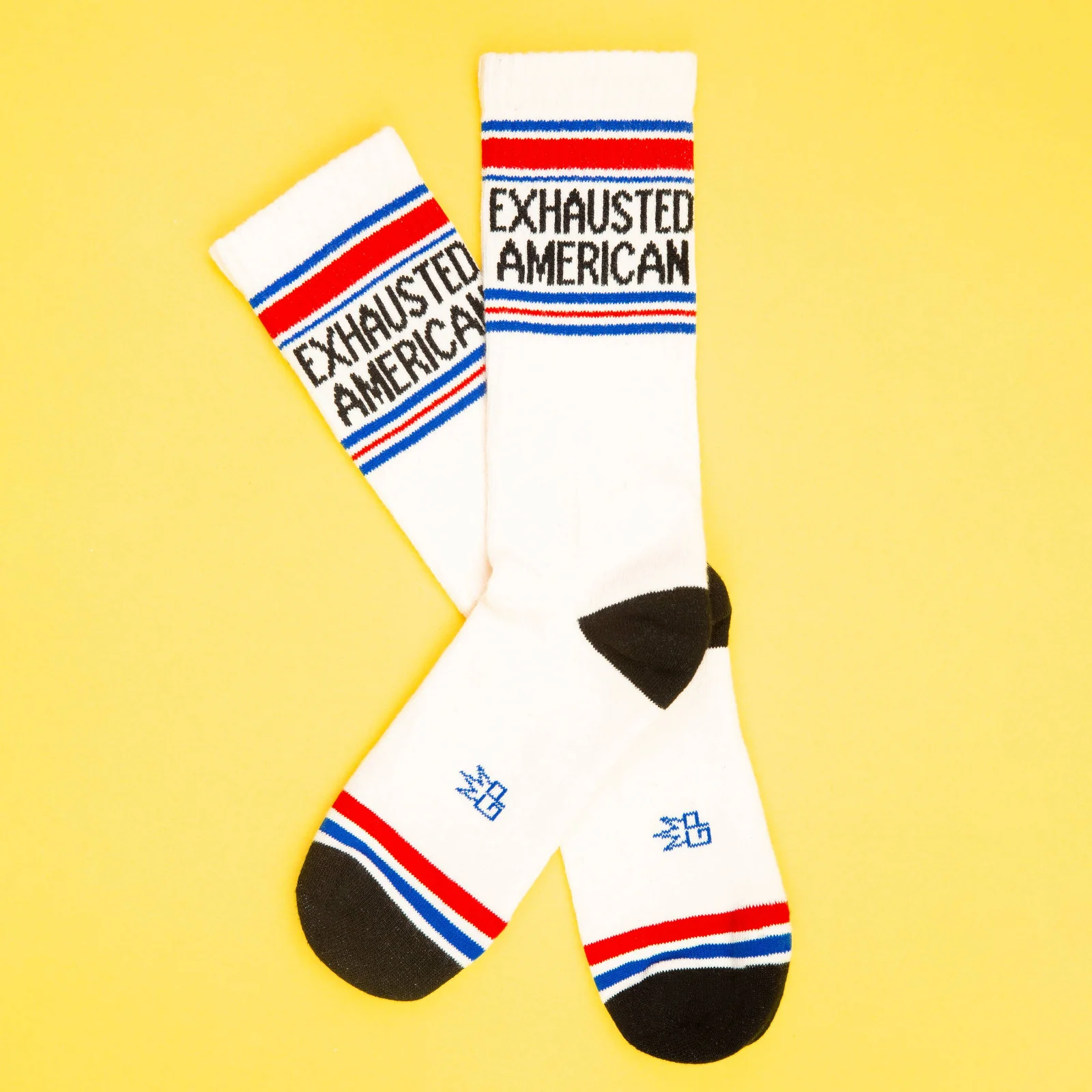 Gumball Poodle Gym Socks 'Exhausted American' - Image 3