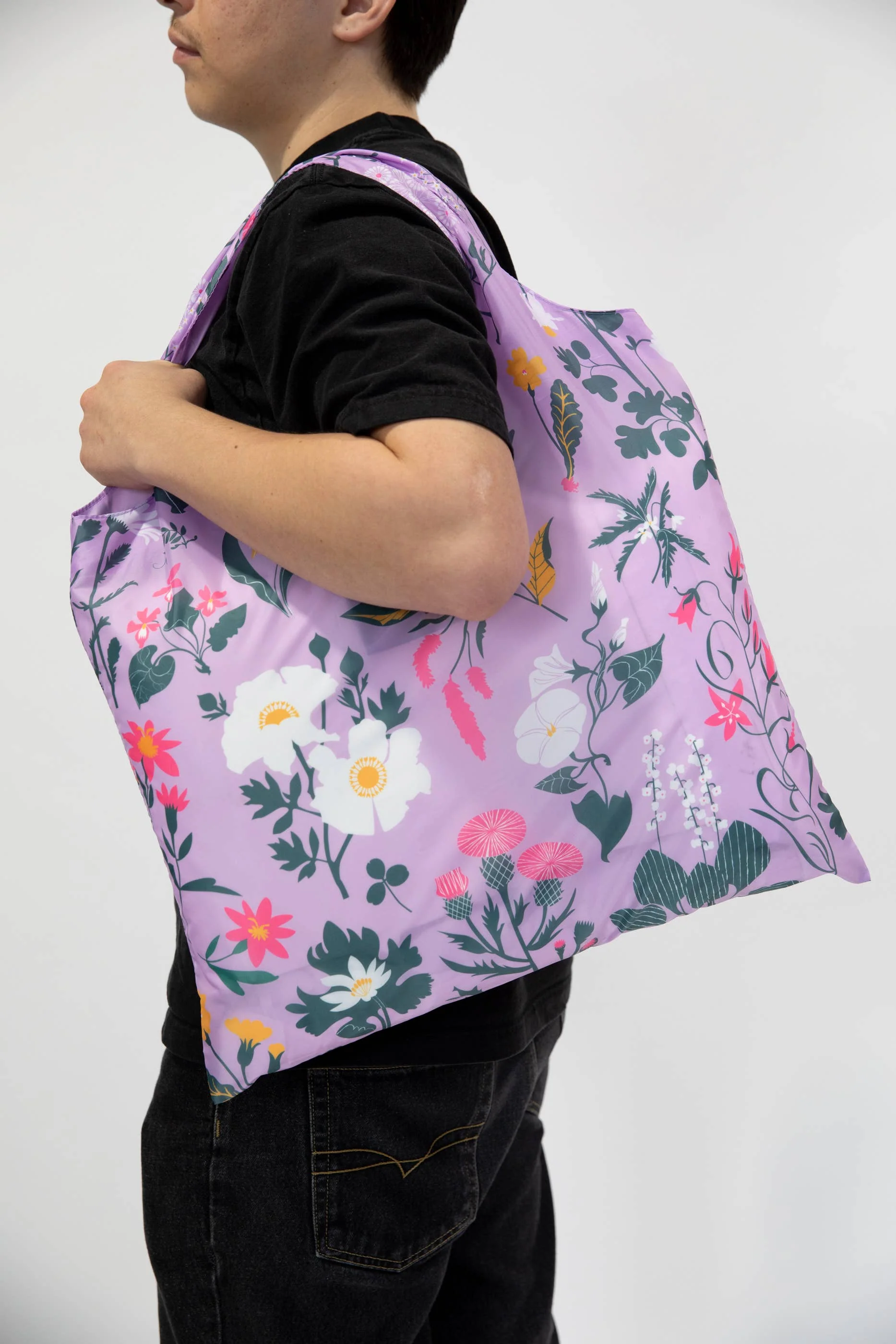 Floral Art Sack by Banquet Workshop - Reusable Tote Bag - Image 7