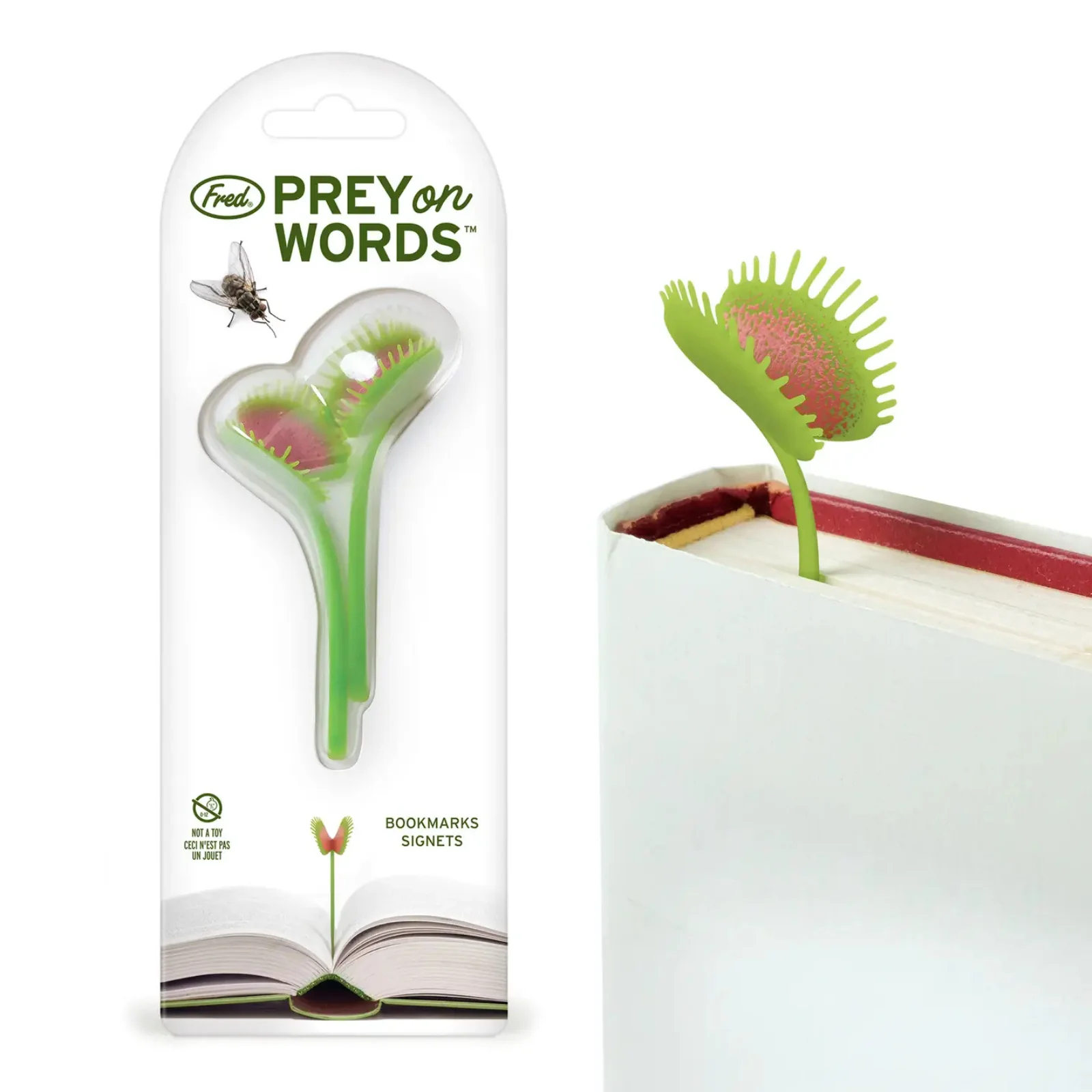 Fred & Friends Prey on Words Bookmark