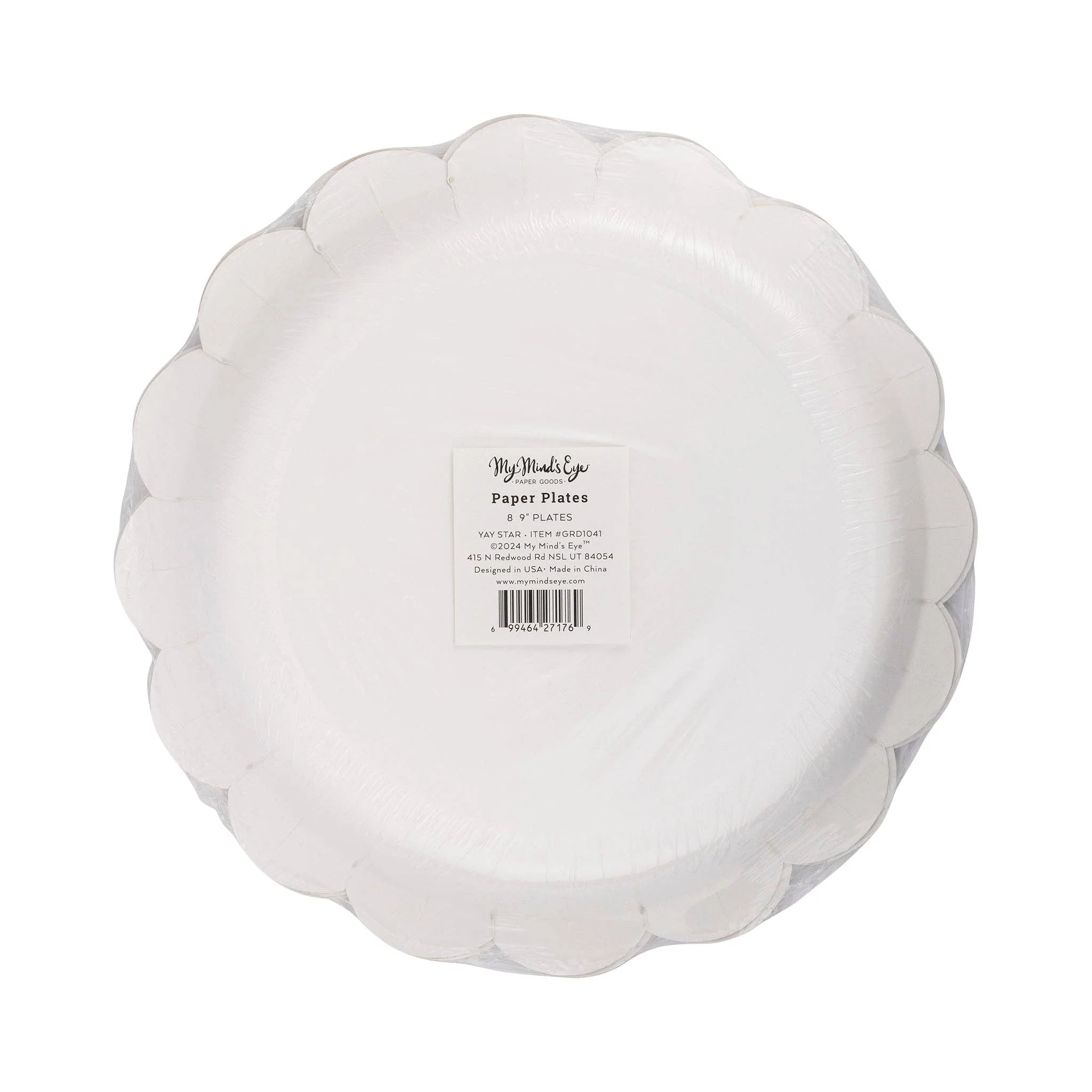 Yay Black Star Paper Plate - Image 3