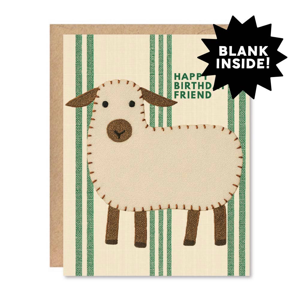Birthday Card - Friend Sheep - Image 3