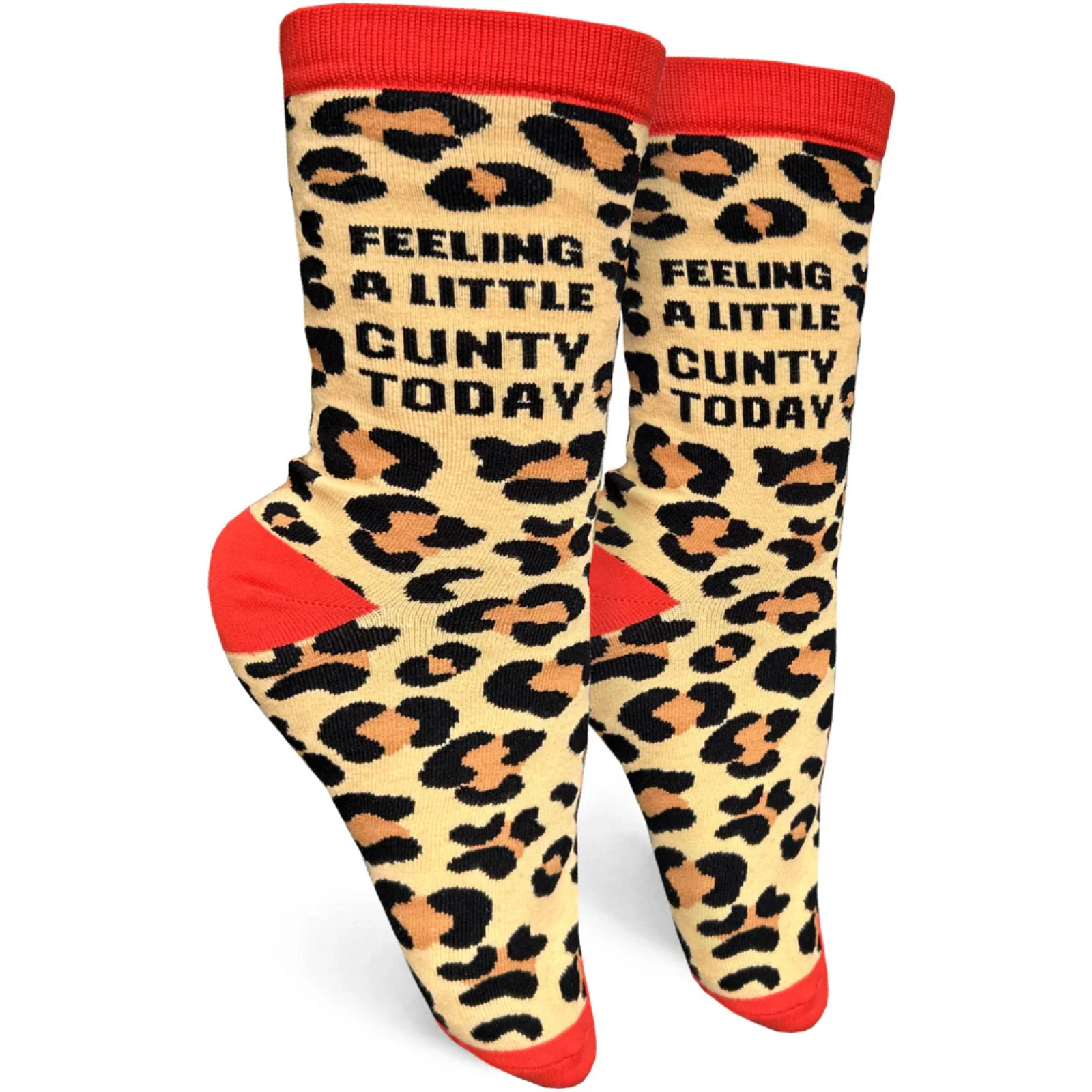 Groovy Things Co. Women's Crew Socks 'Feeling a Little Cunty Today'