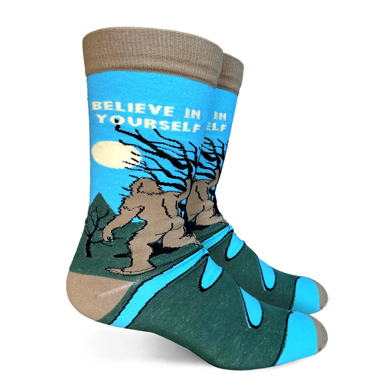 Groovy Things Co. Men's Crew Socks 'Believe in Yourself'