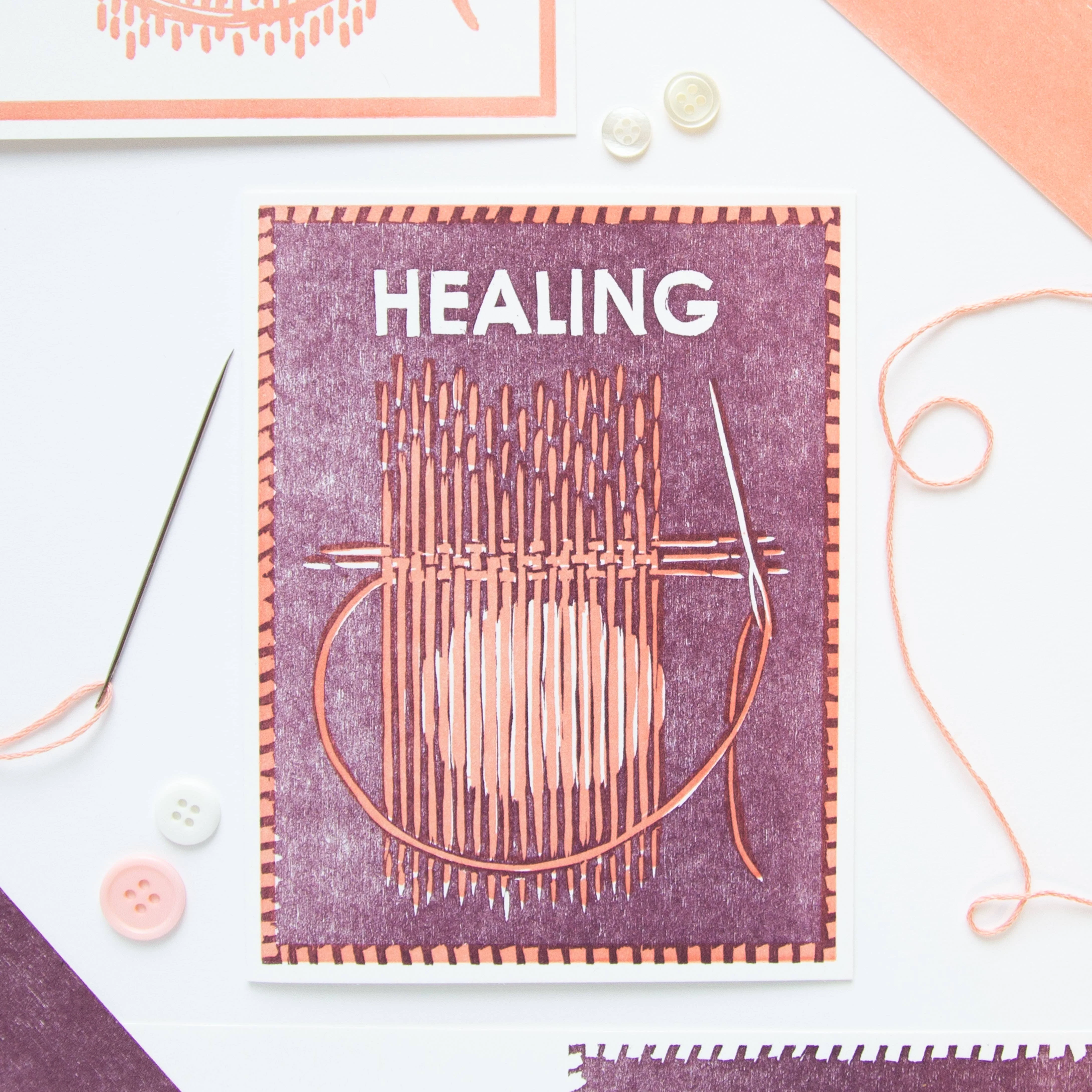 Healing (Visible Mending) Sympathy Card - Image 3
