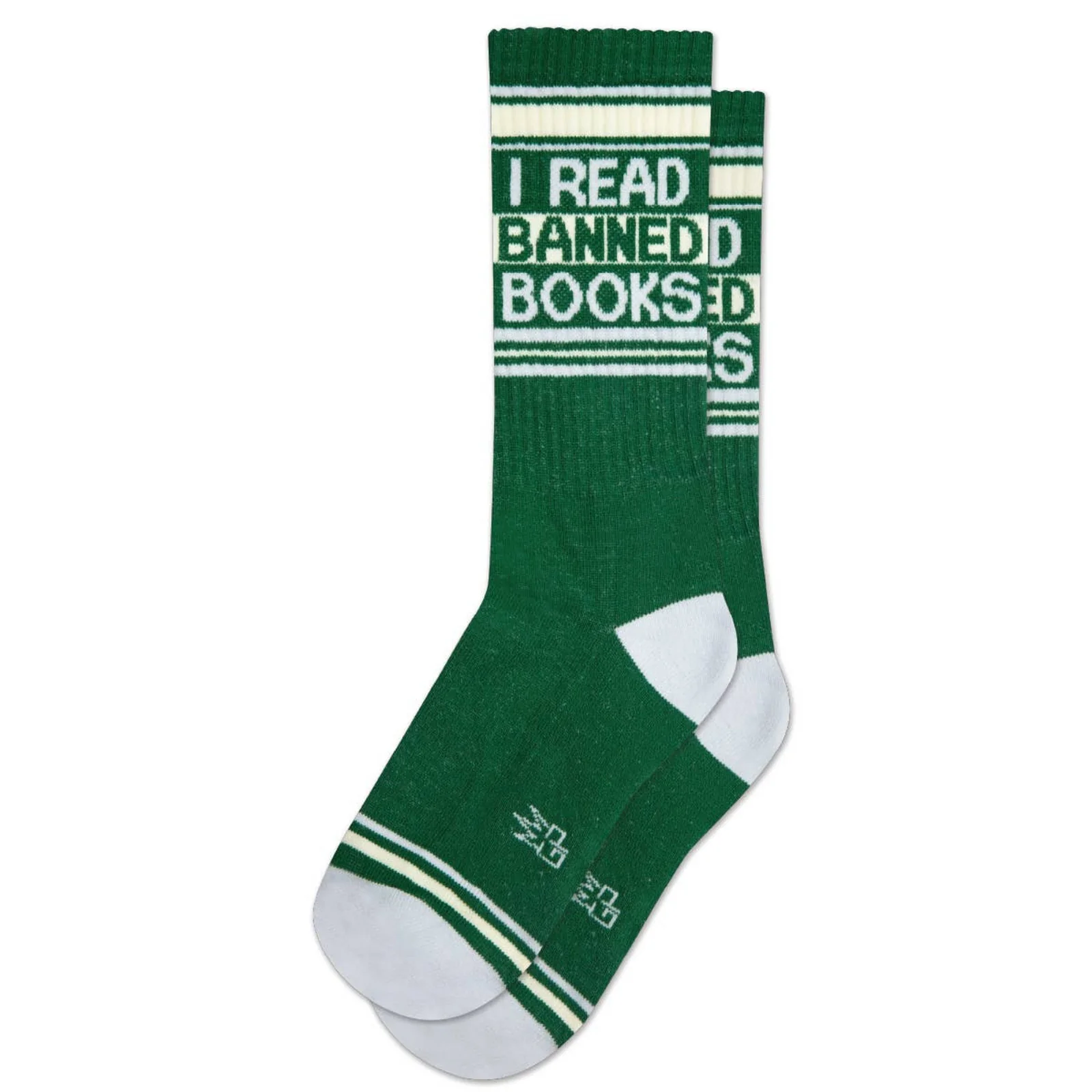 Gumball Poodle Gym Sock 'I Read Banned Books'