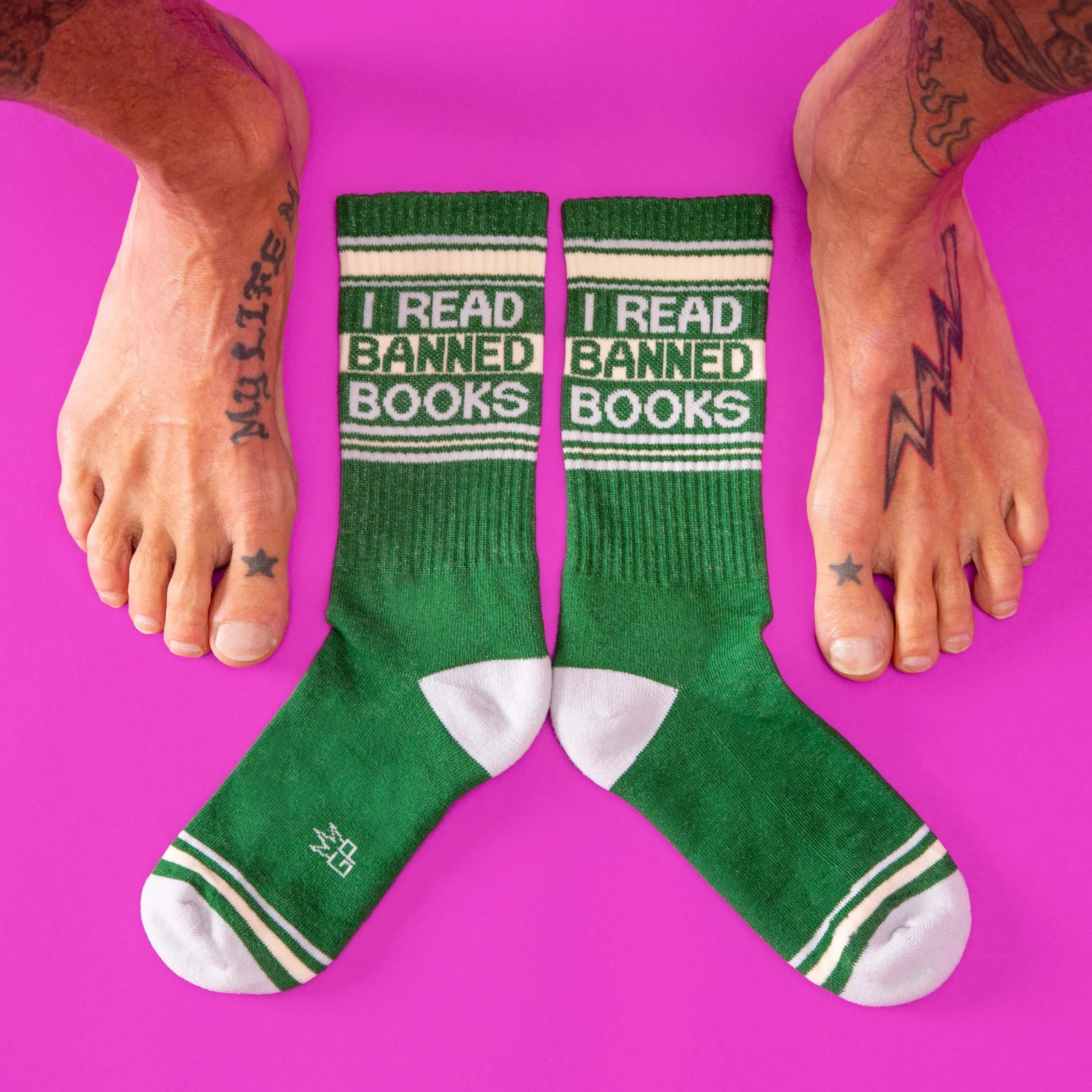 Gumball Poodle Gym Sock 'I Read Banned Books' - Image 5