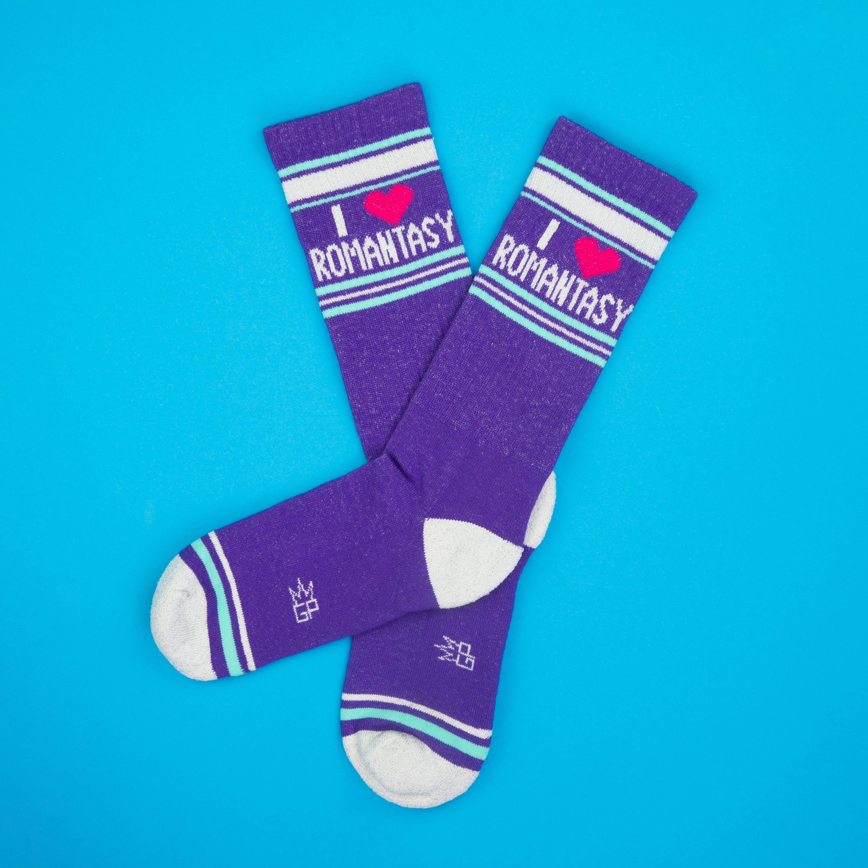 Gumball Poodle Gym Socks 'I ❤️ Romantasy' - Image 2