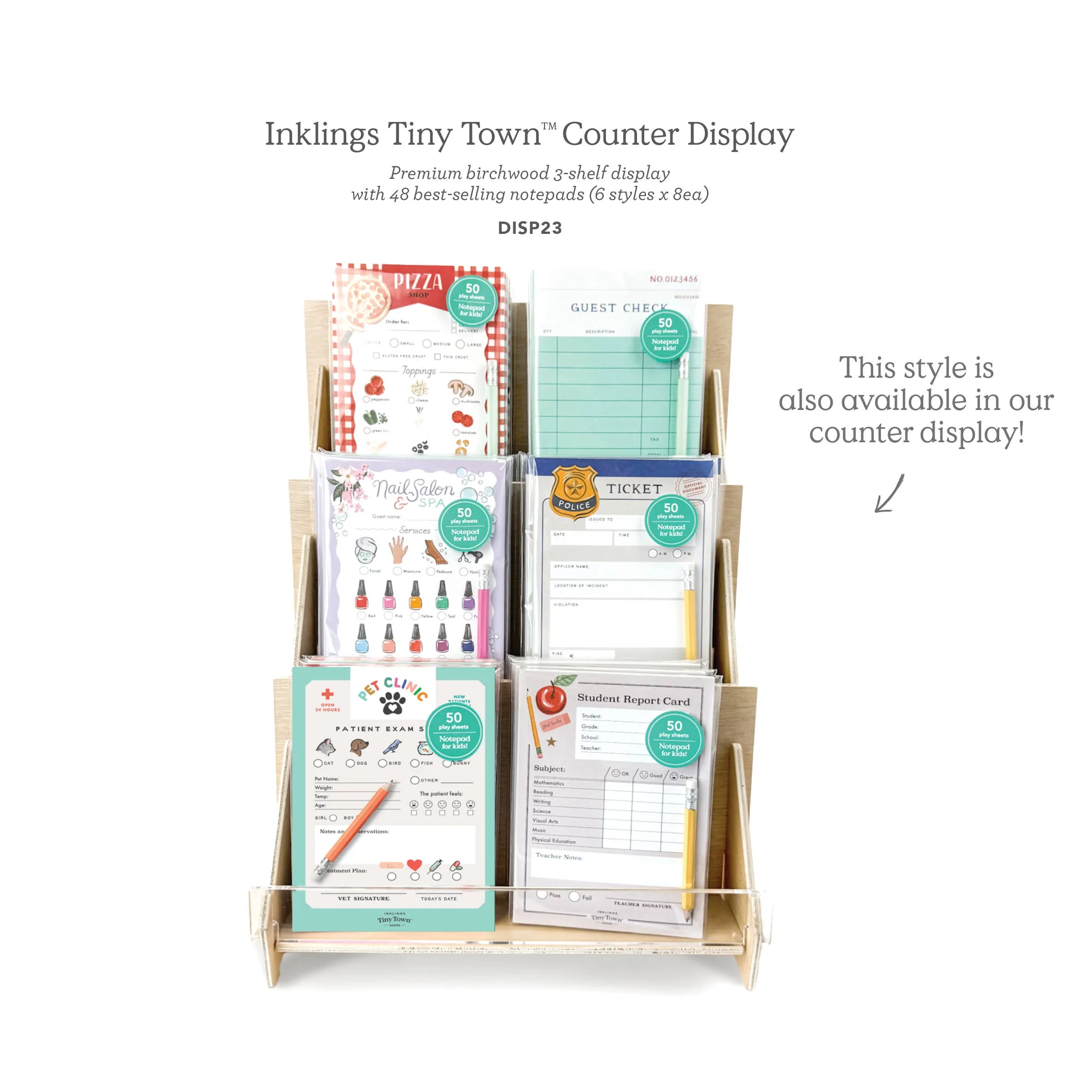 Inklings Tiny Town™ Play Notepad - Pizza Shop - Image 10