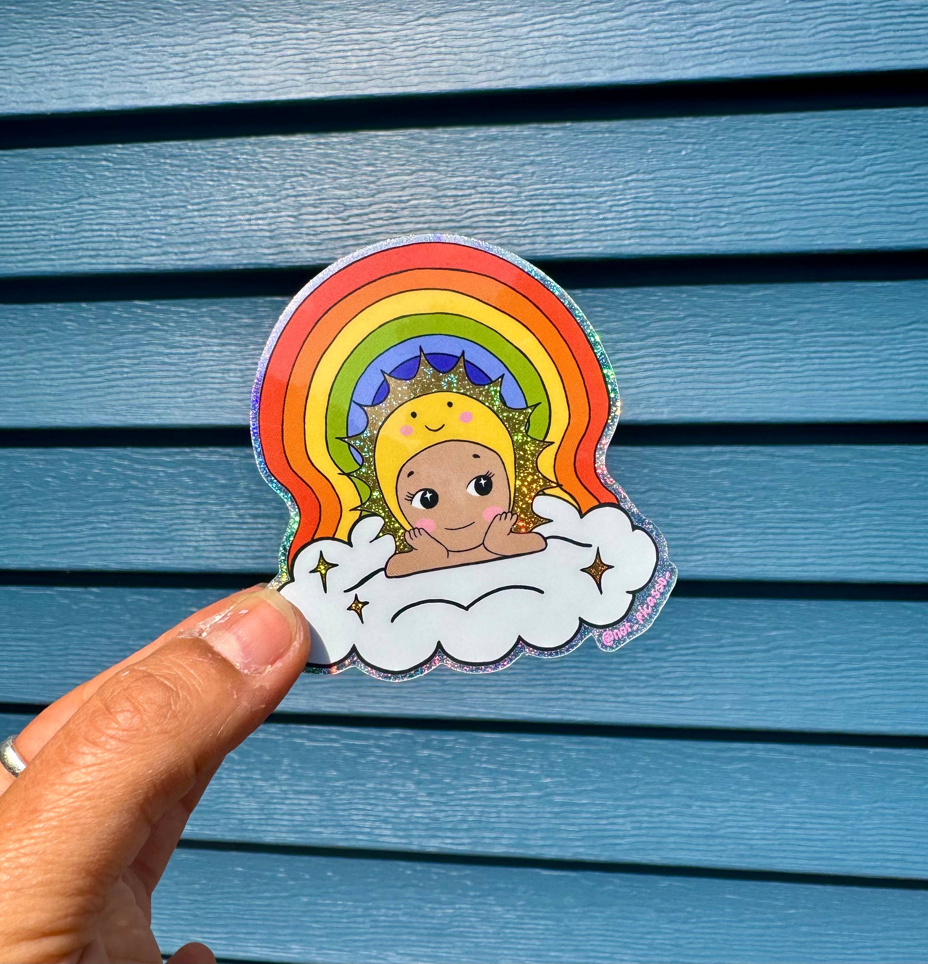Little Gay Baby Sticker - Image 5
