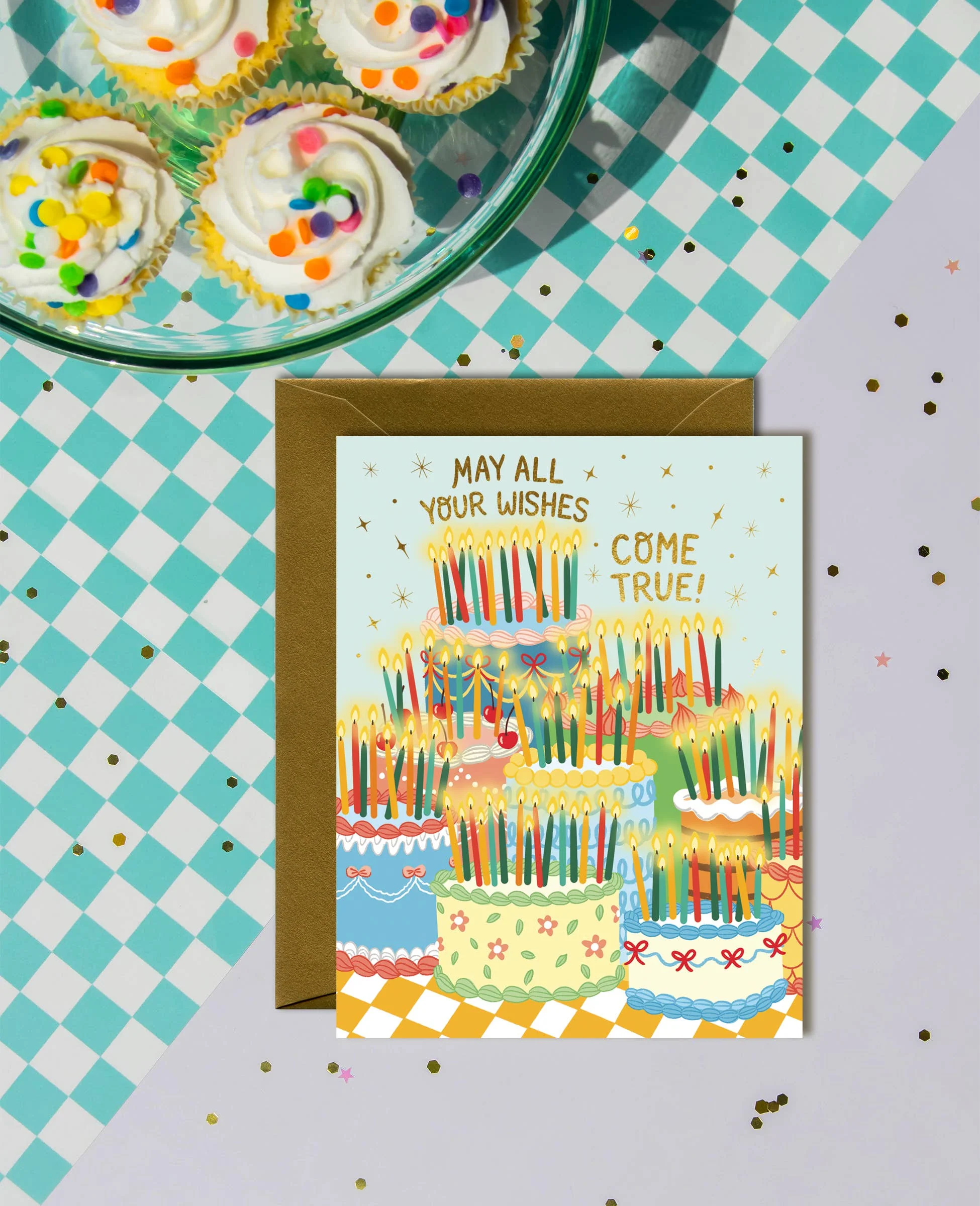 Retro So Many Candles Birthday Card - Image 2