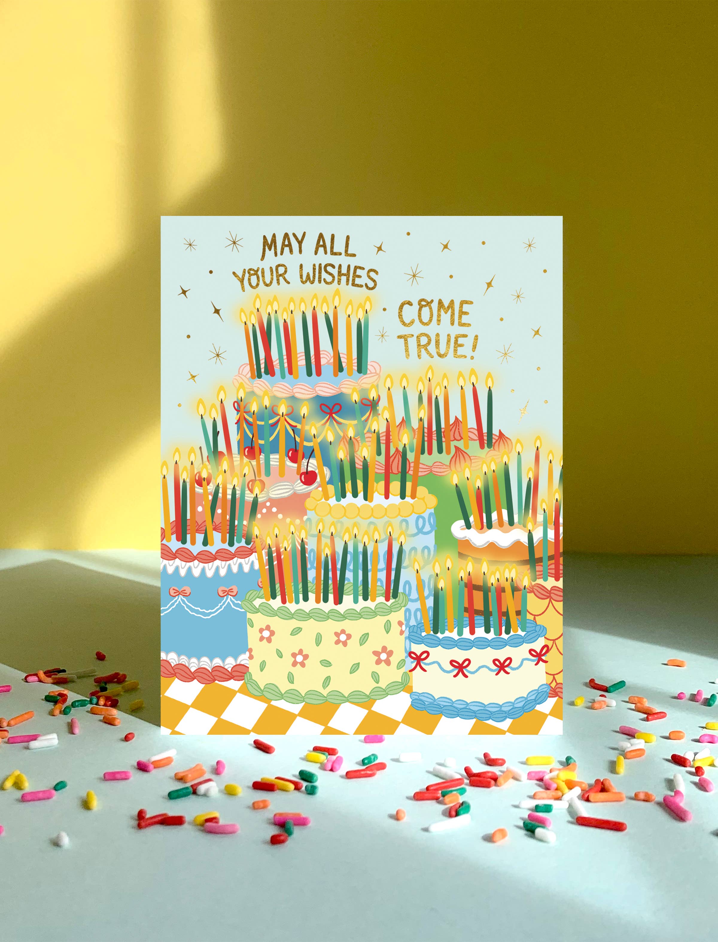 Retro So Many Candles Birthday Card - Image 3