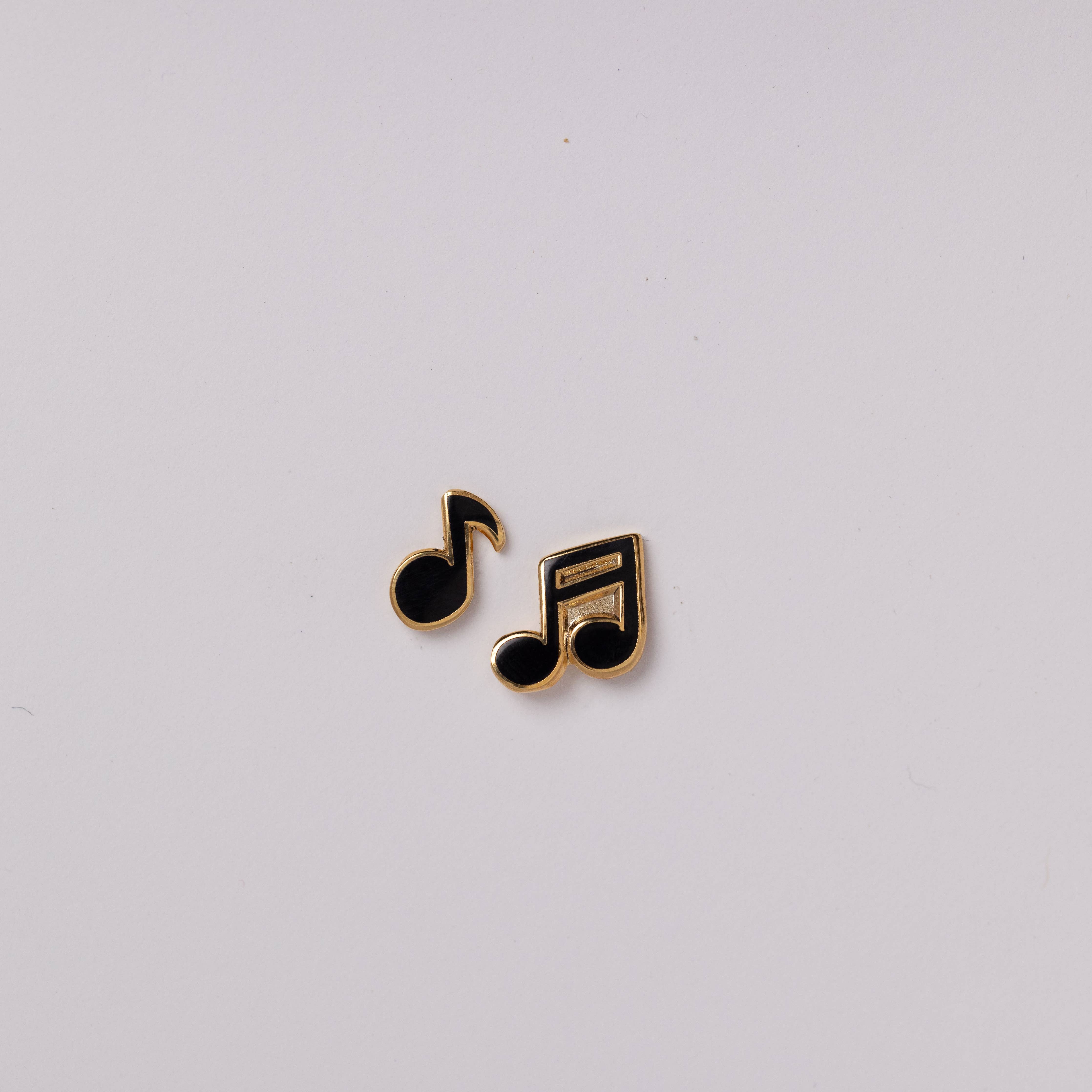 Musical Notes Stud Earrings