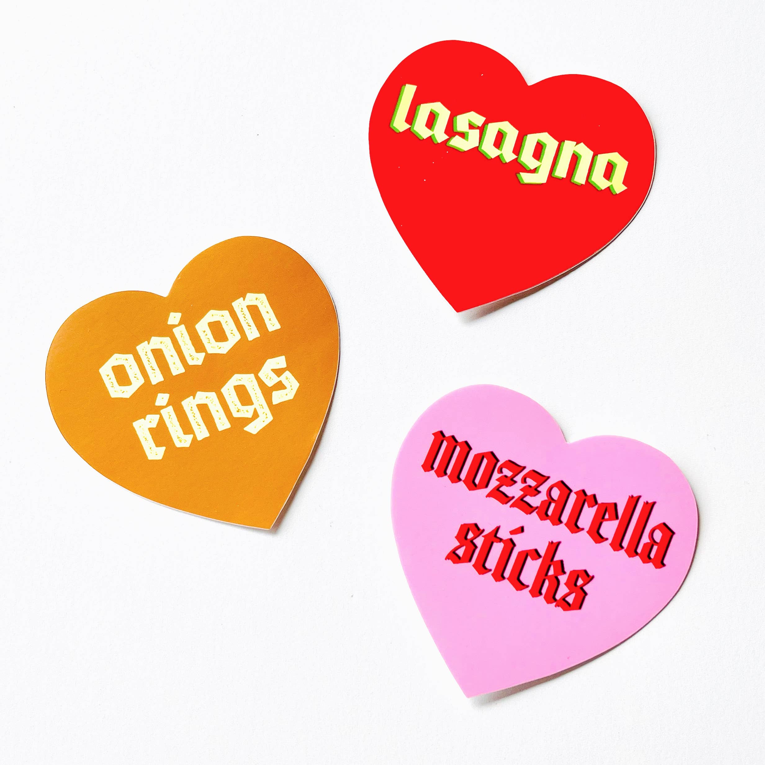 Onion Rings Heart Sticker - Image 4