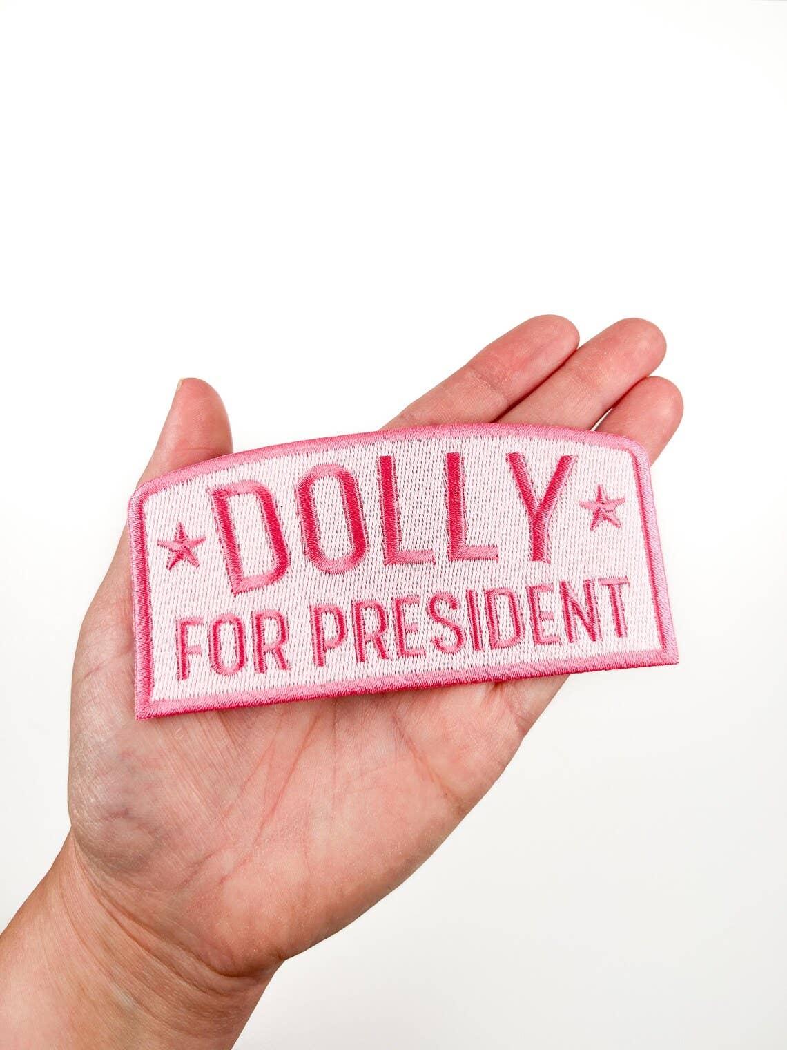 Oversized Dolly for President Pink Patch - Image 3