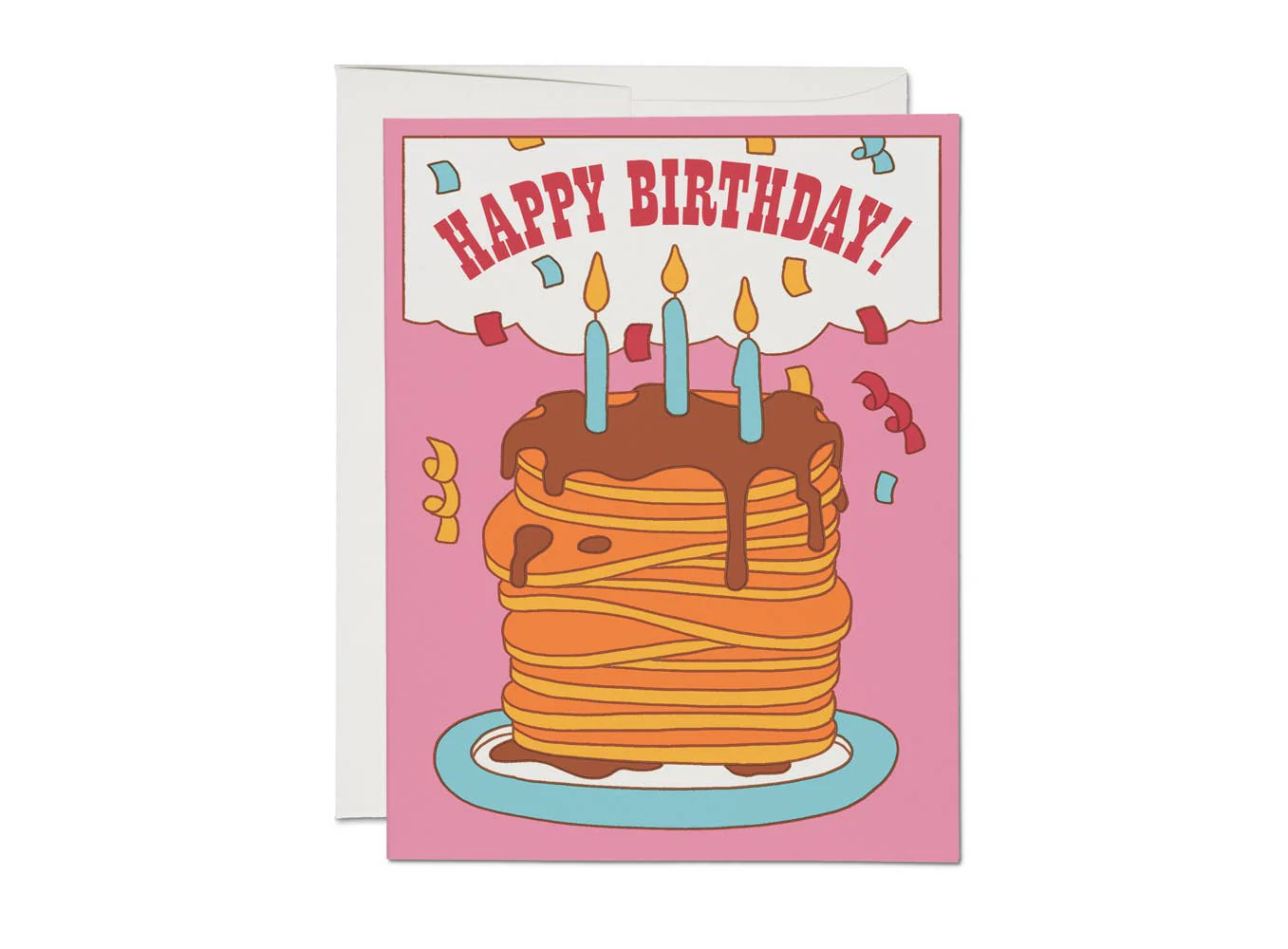Birthday Card - Pancake Stack