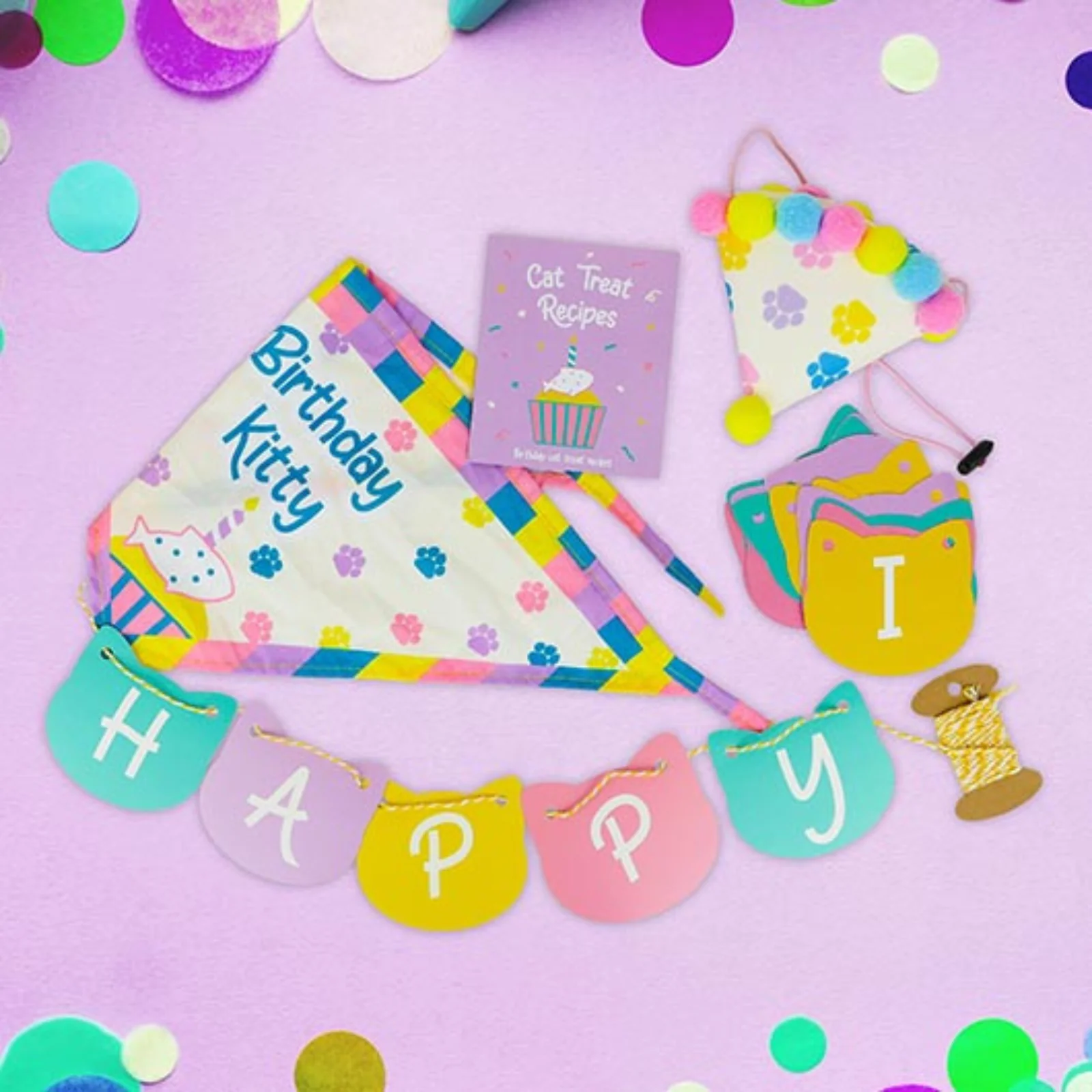 Pet Birthday Party Kit - Cat - Image 2