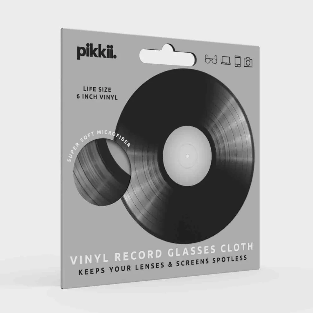 Pikkii Eye Glasses Cloth -  Vinyl Record