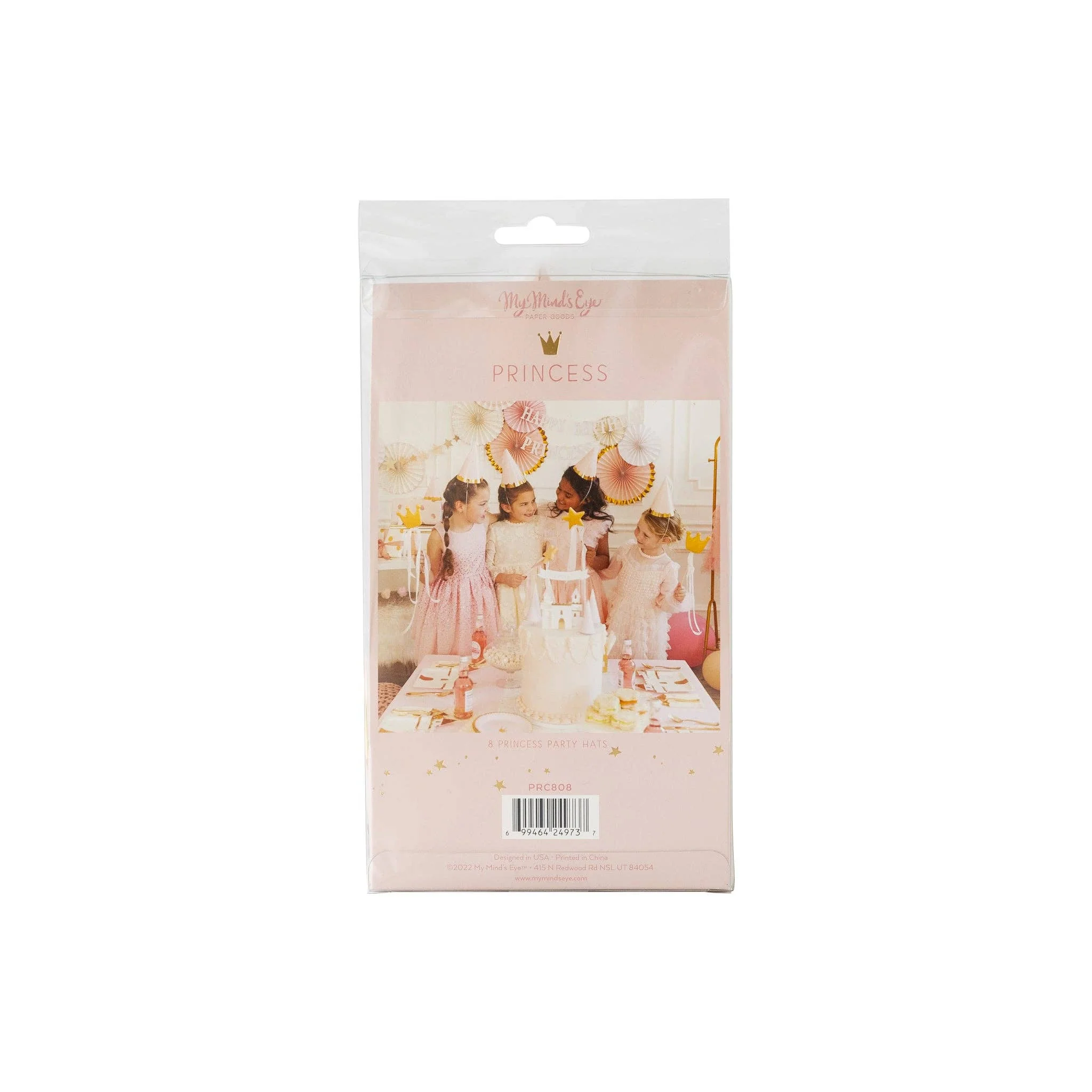 Pink Princess Party Hats - Image 4