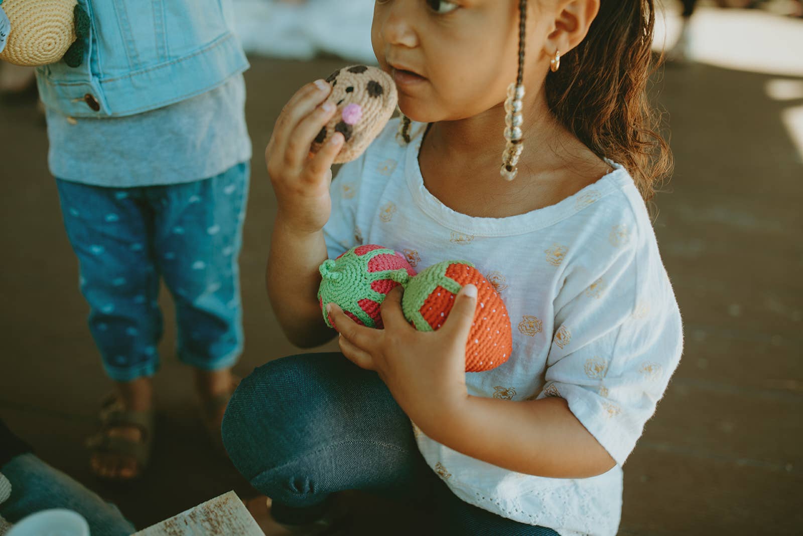 Pretend Play Food Rattle - Chocolate Chip Cookie - Image 2