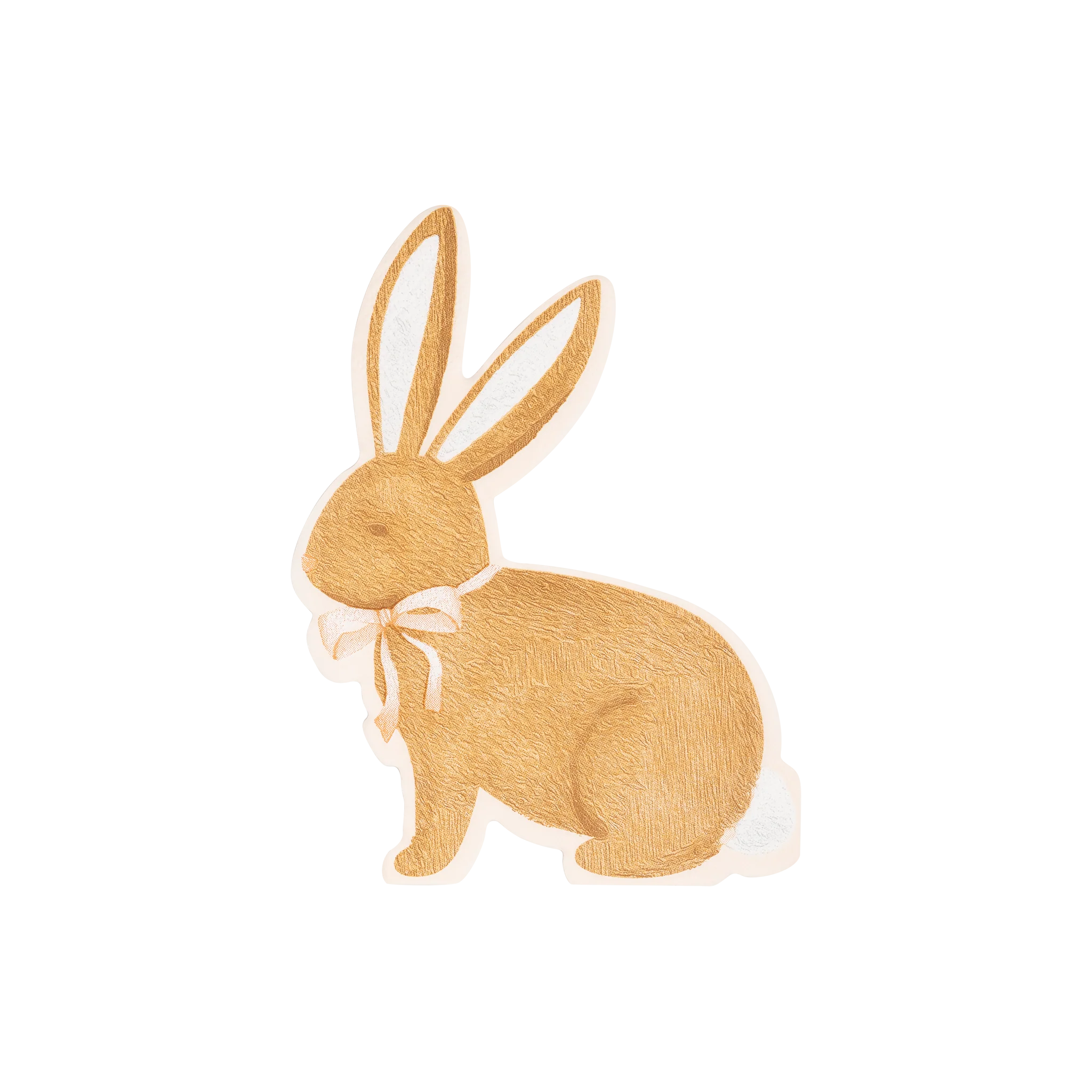 Brown Rabbit Easter Napkin