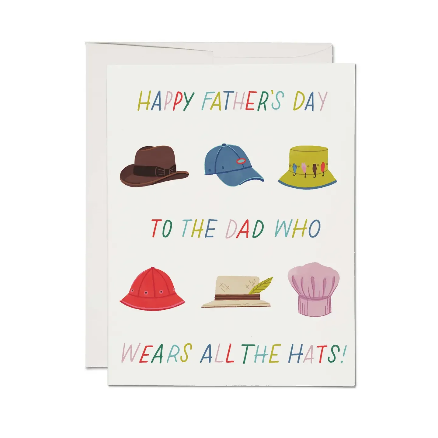 Red Cap Father's Day Card - All the Hats