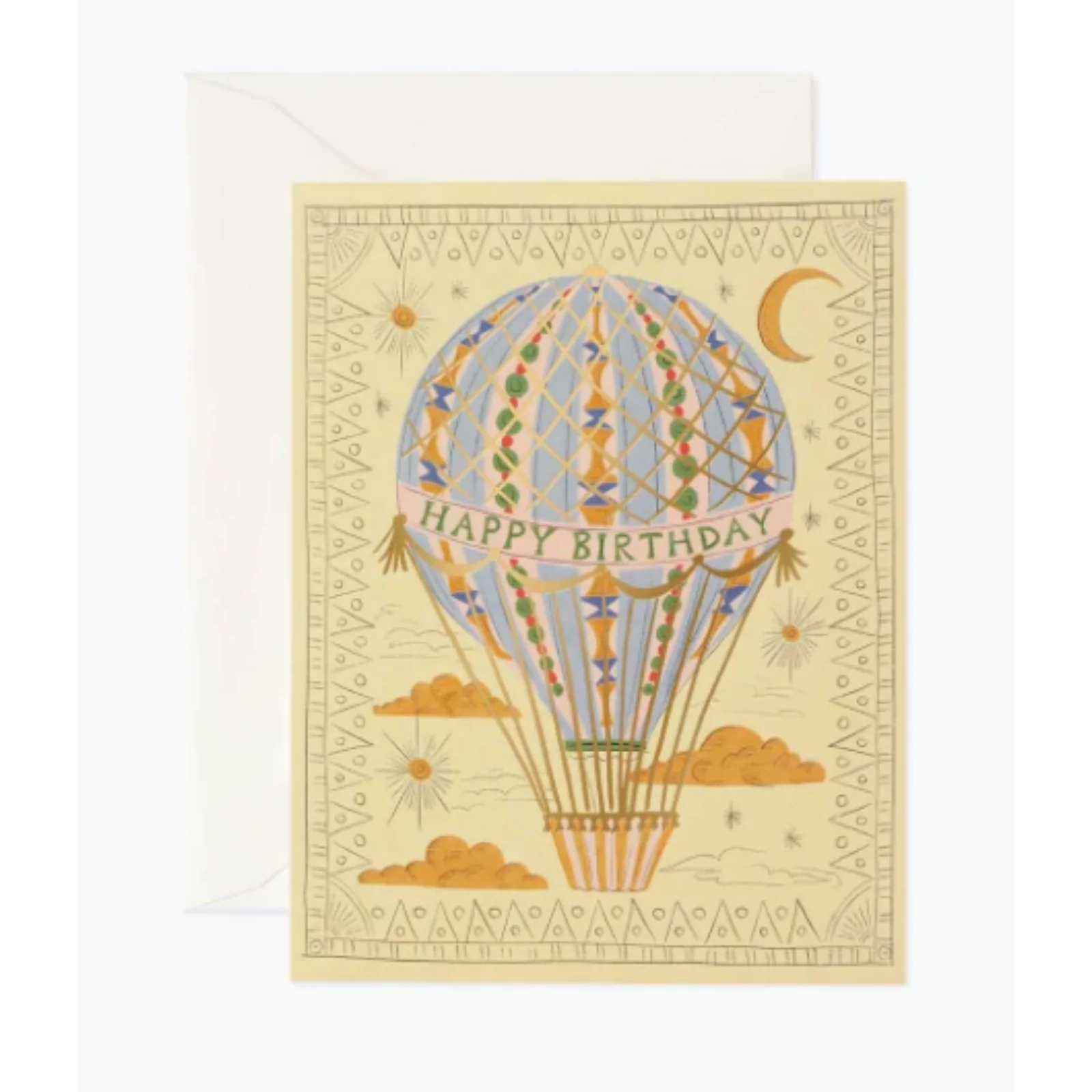 Rifle Paper Co. Birthday Card - Hot Air Balloon