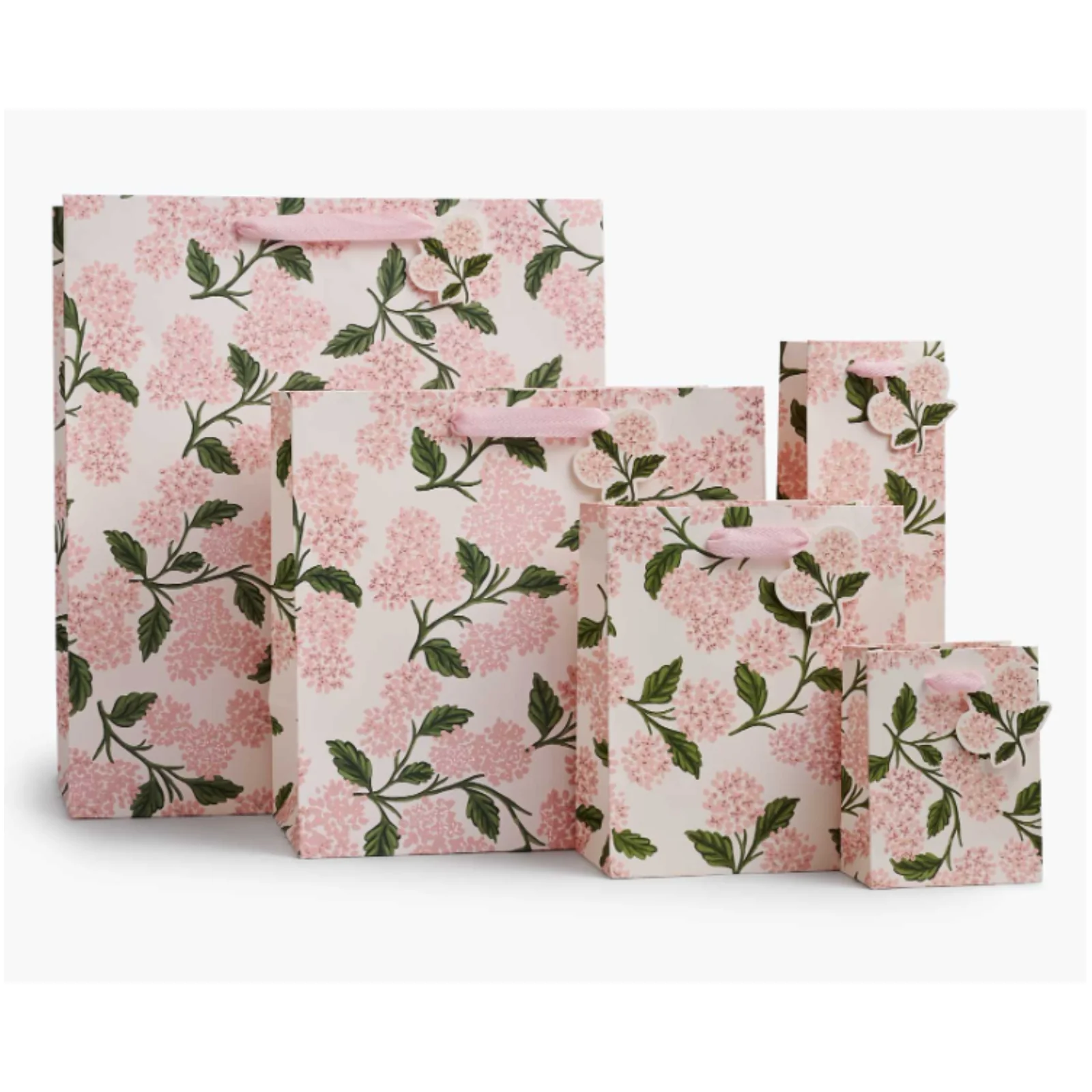 Rifle Paper Co. Gift Bag - Pink Hydrangea