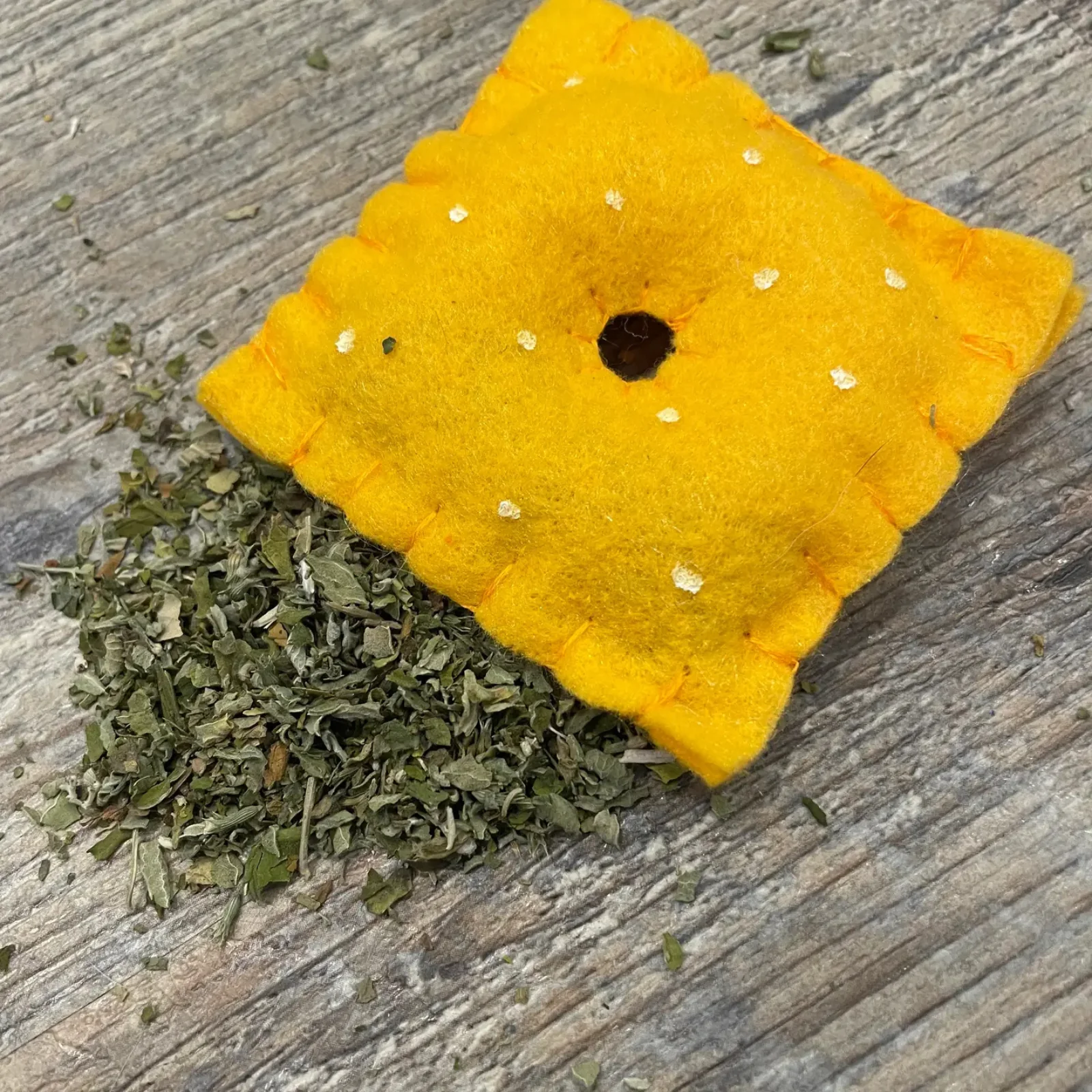 Cheese Cracker Catnip Toy - Image 2