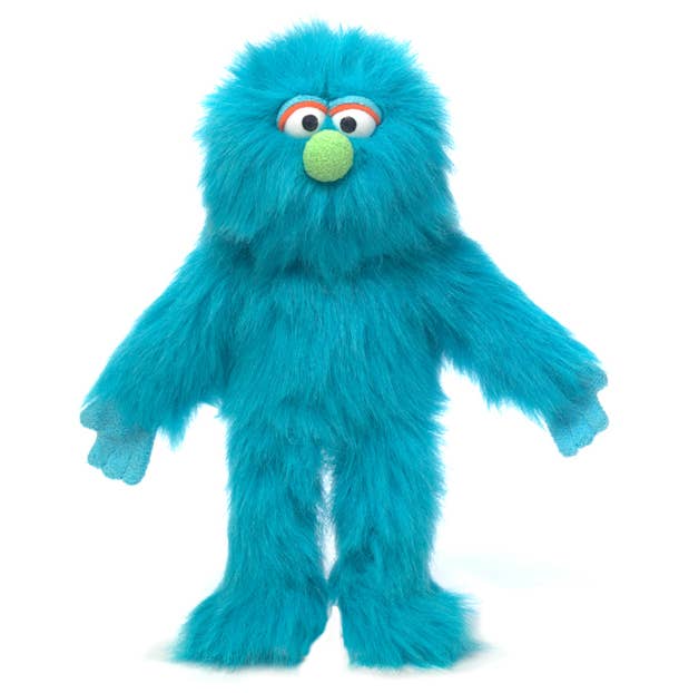 Silly Puppets 14" Monster - Blue