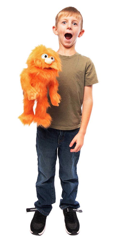 Silly Puppets 14" Monster - Orange - Image 4
