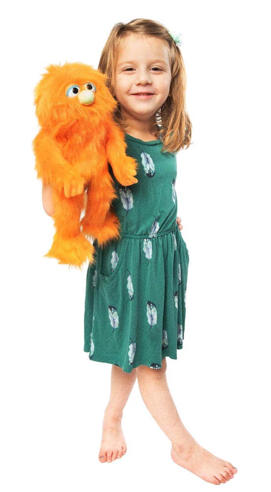 Silly Puppets 14" Monster - Orange - Image 5