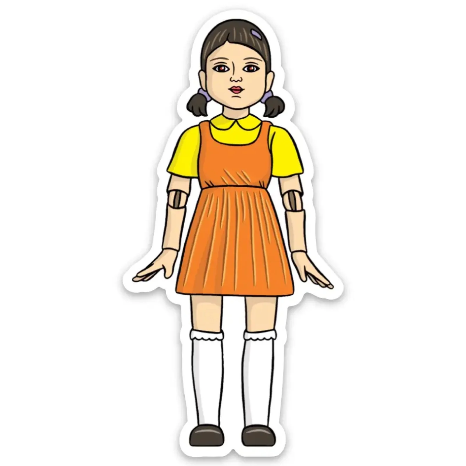 Squid Games Doll - Sticker